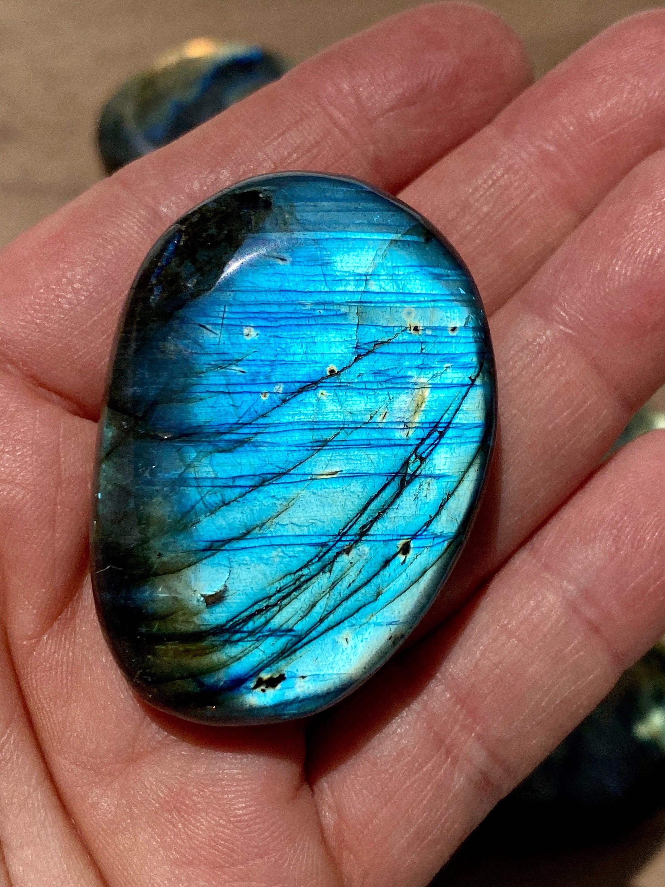 Labradorite PALM STONE from Madagascar