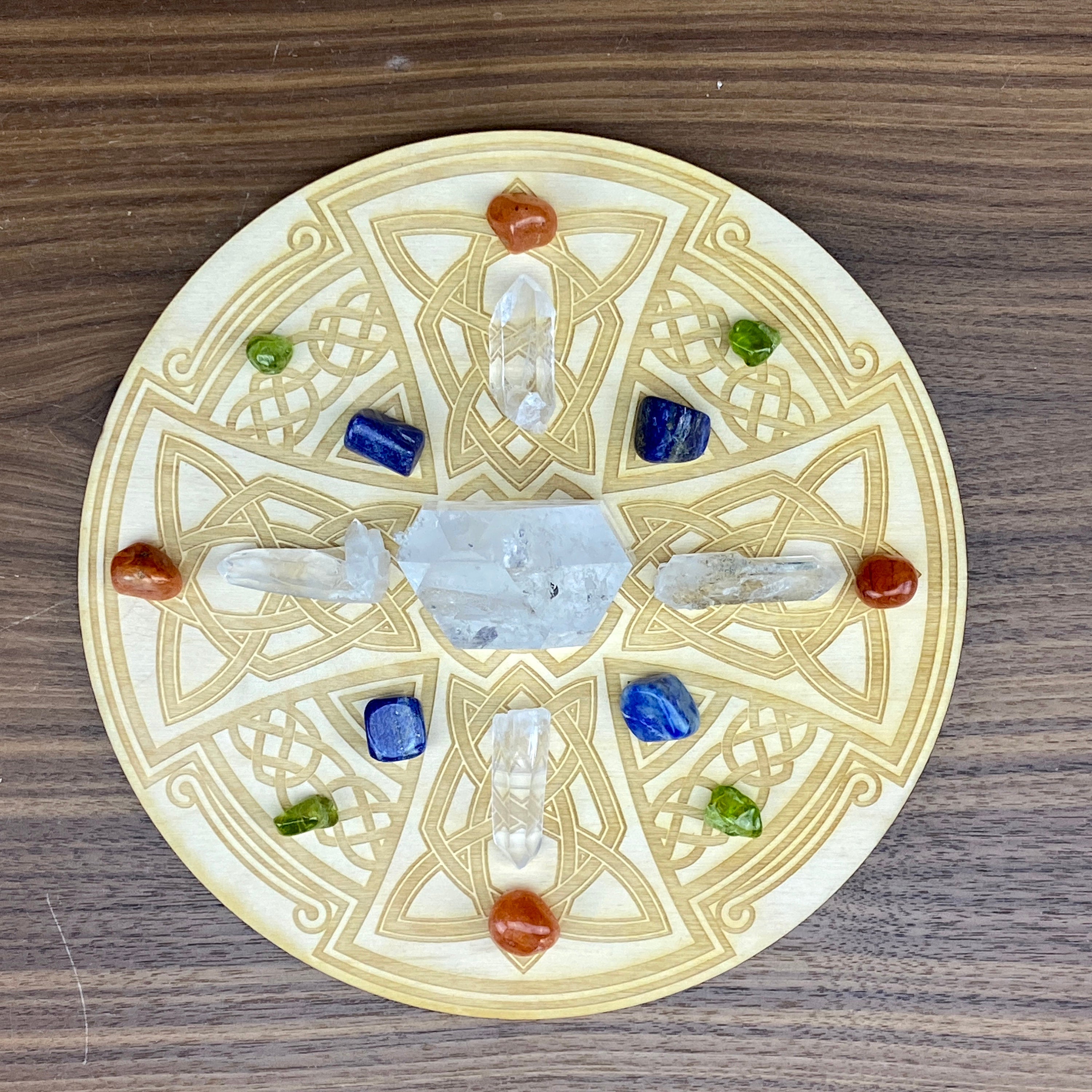 Celtic Cross Crystal Grid #2