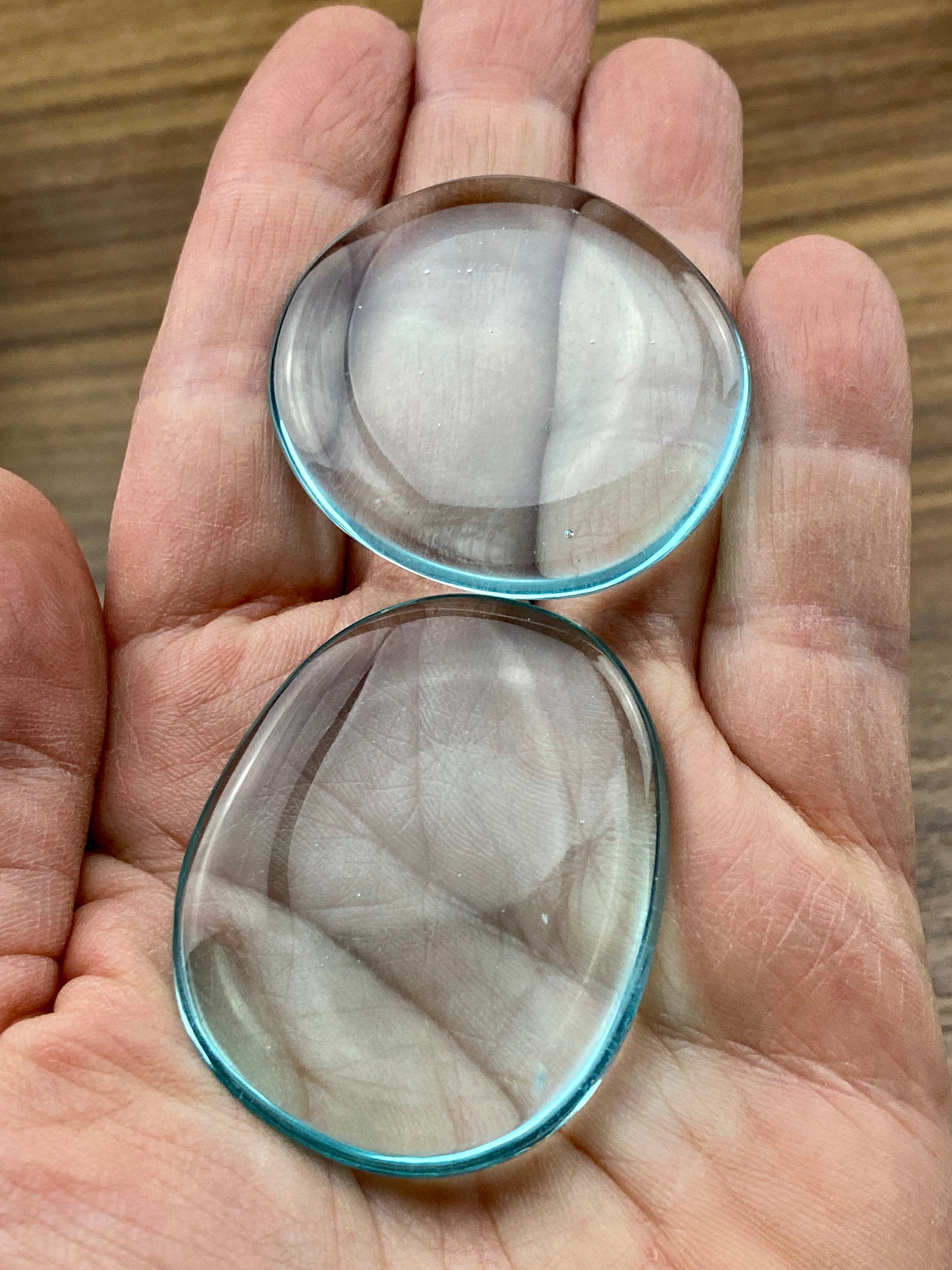 Aqua Obsidian PALM STONE