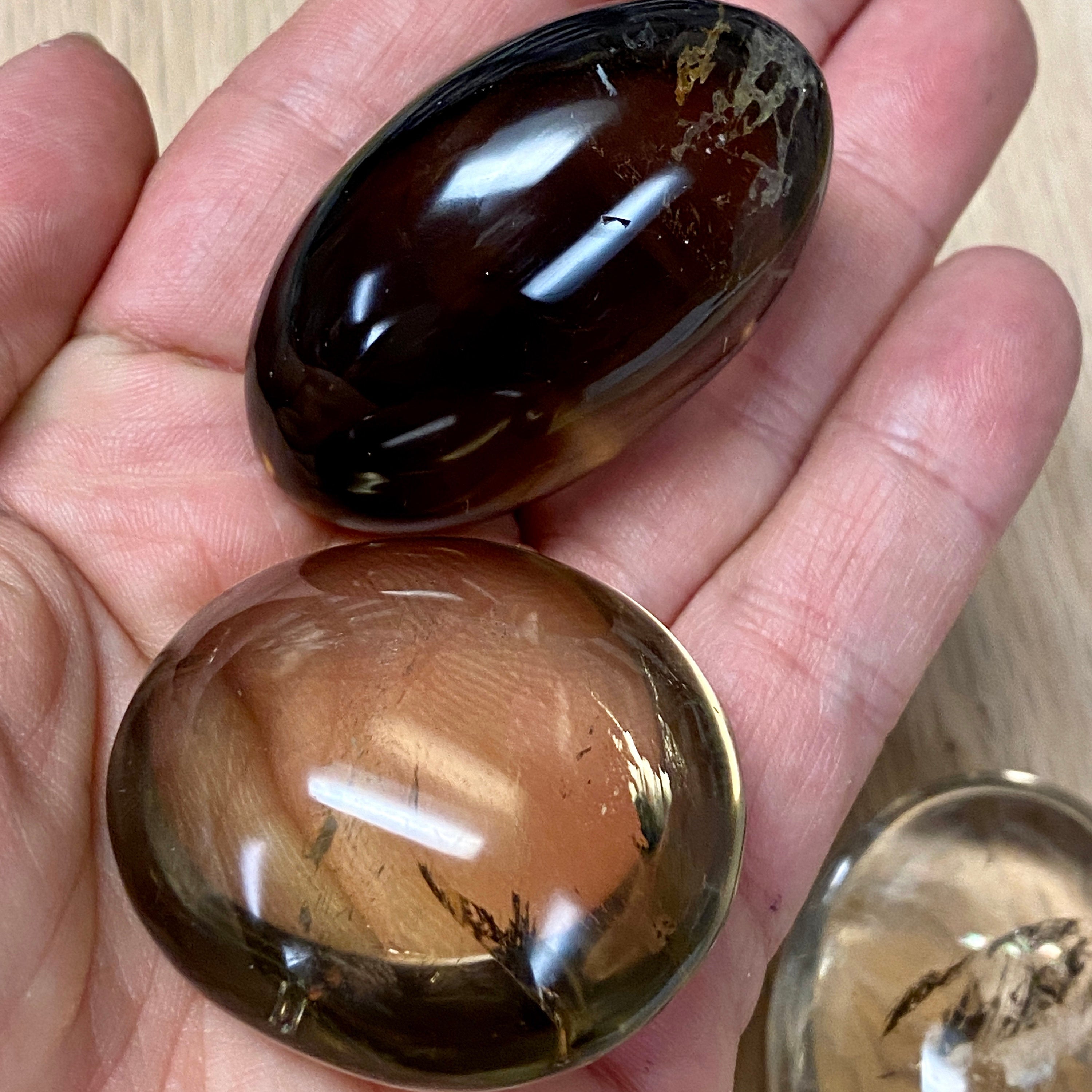 Smoky Quartz  PALM STONE