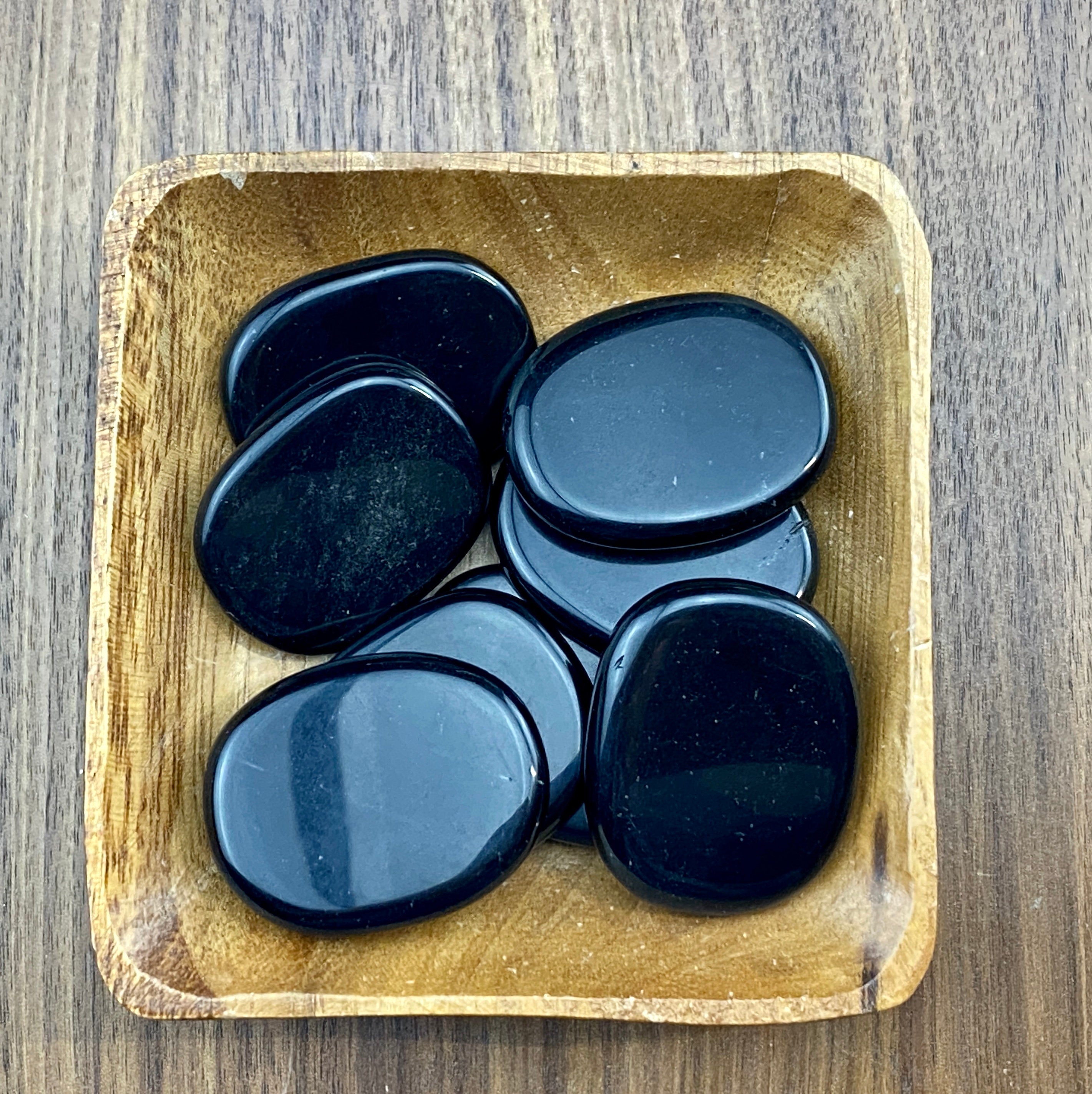Black Obsidian  PALM STONE