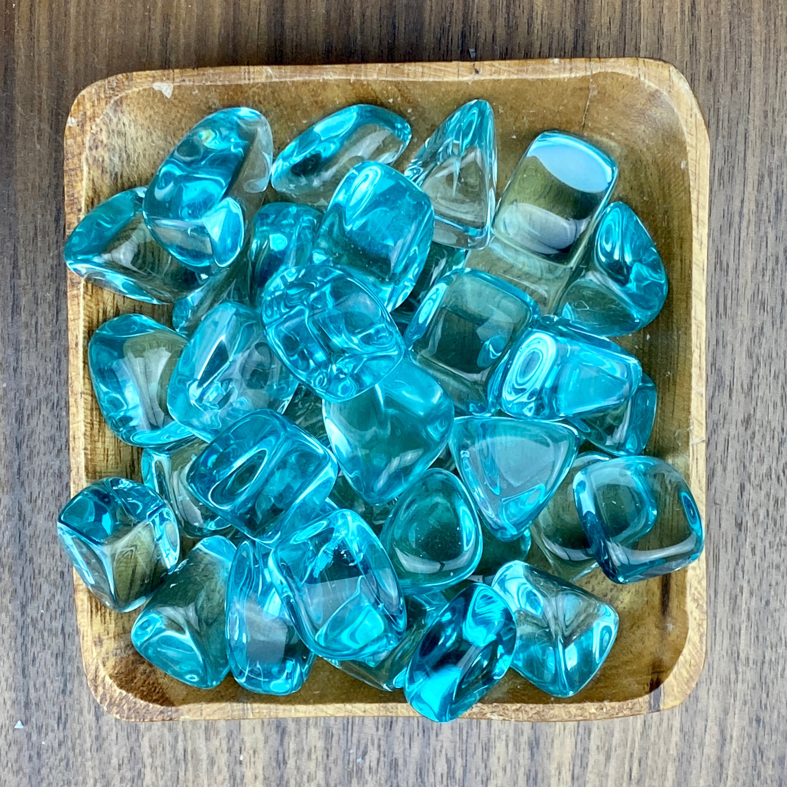 Aqua Obsidian TUMBLED Aqua Obsidian