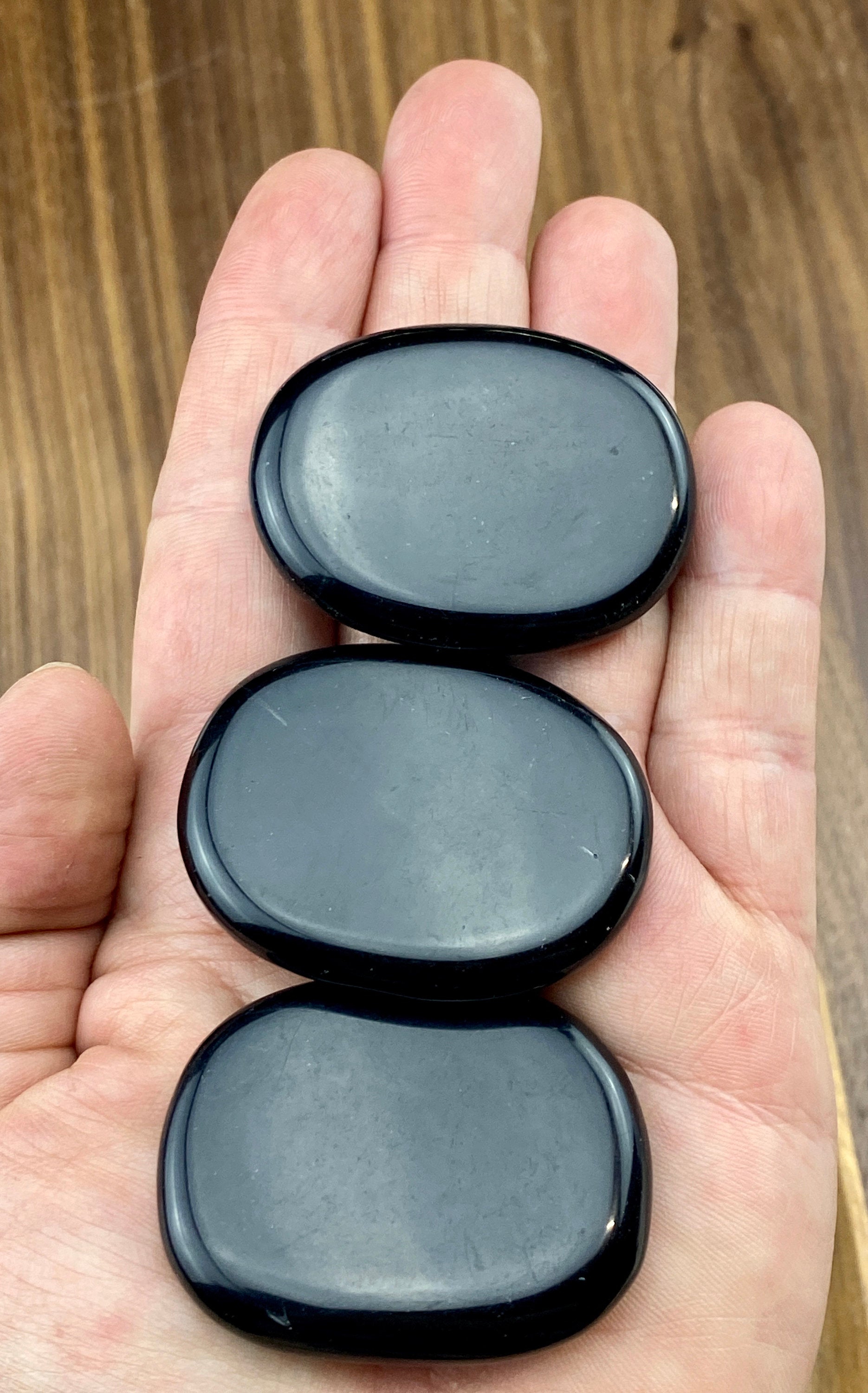 Black Obsidian  PALM STONE