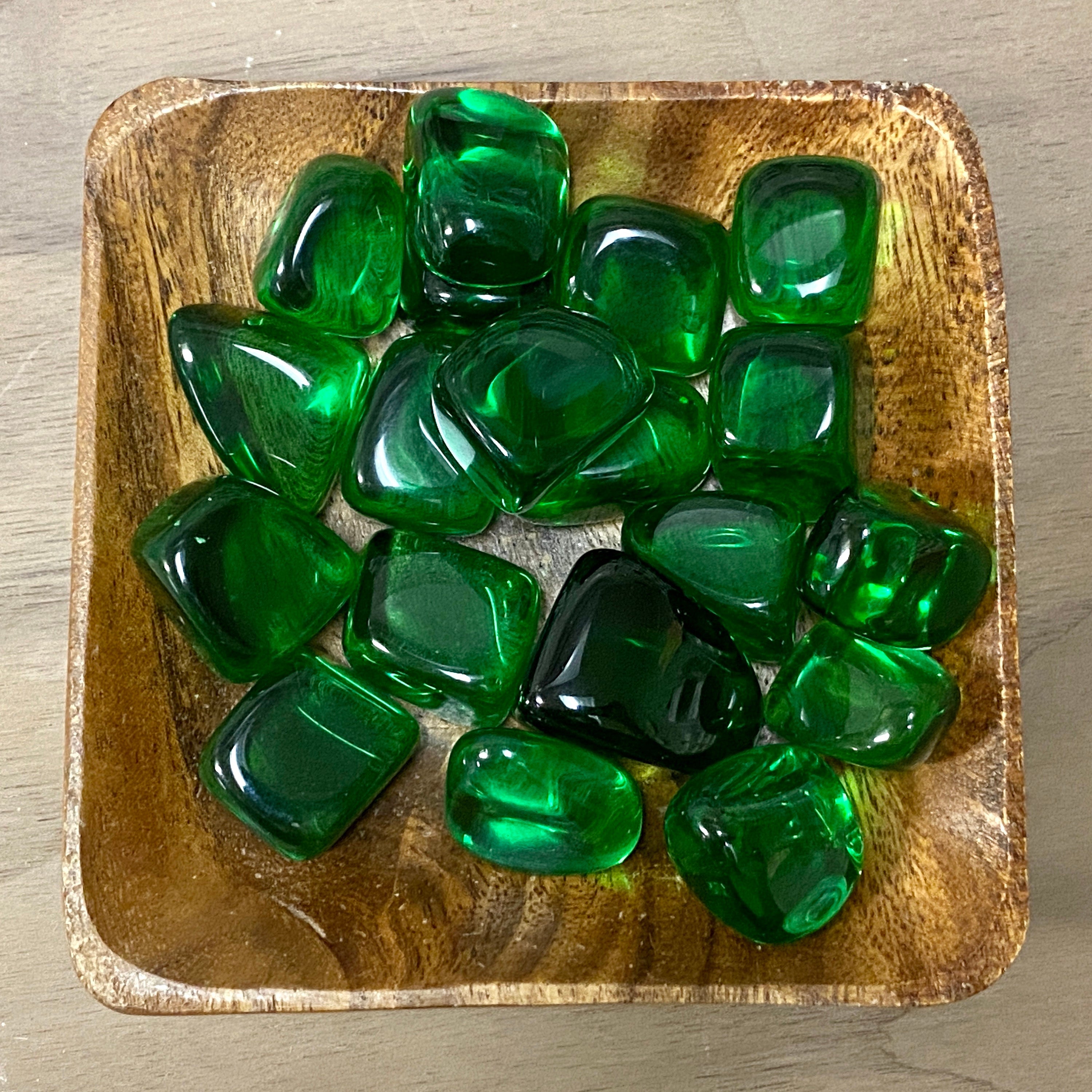Green Obsidian TUMBLED