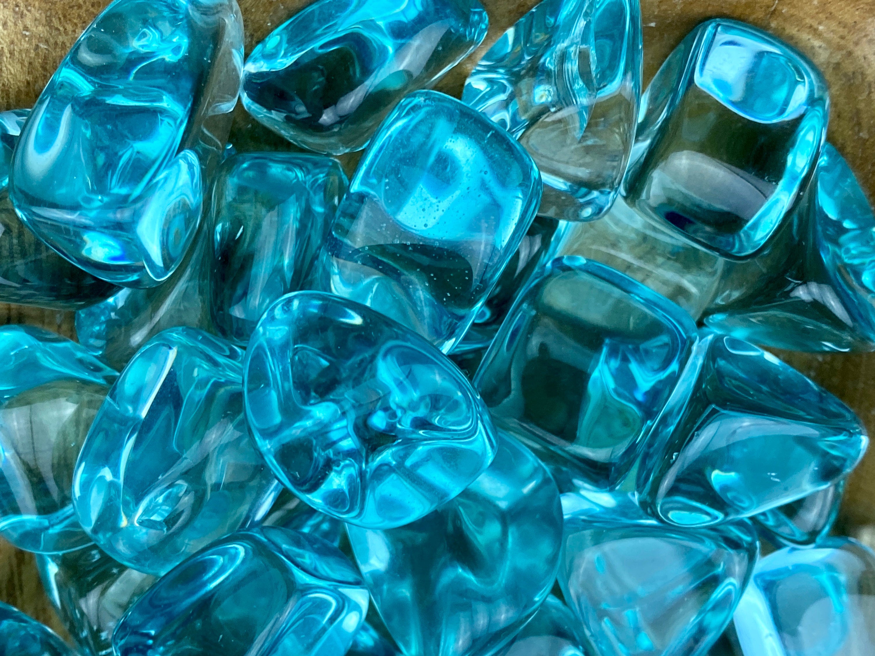 Aqua Obsidian TUMBLED Aqua Obsidian