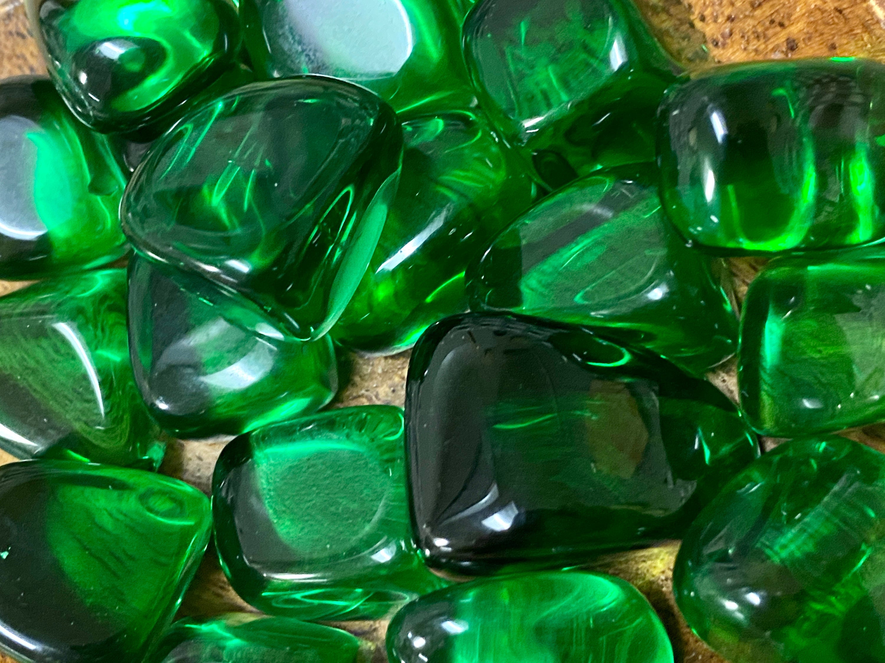 Green Obsidian TUMBLED