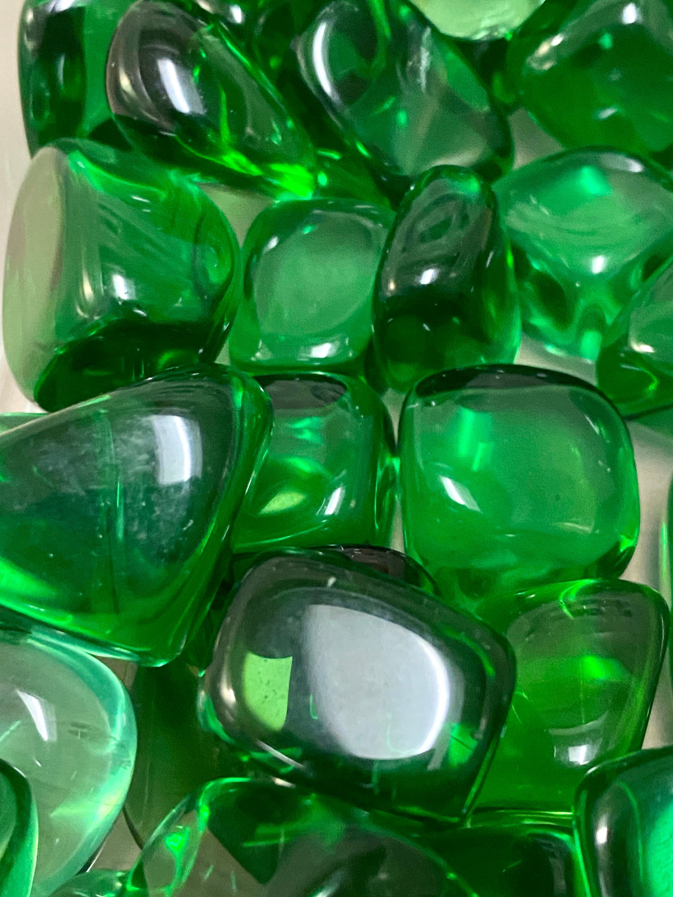 Green Obsidian TUMBLED