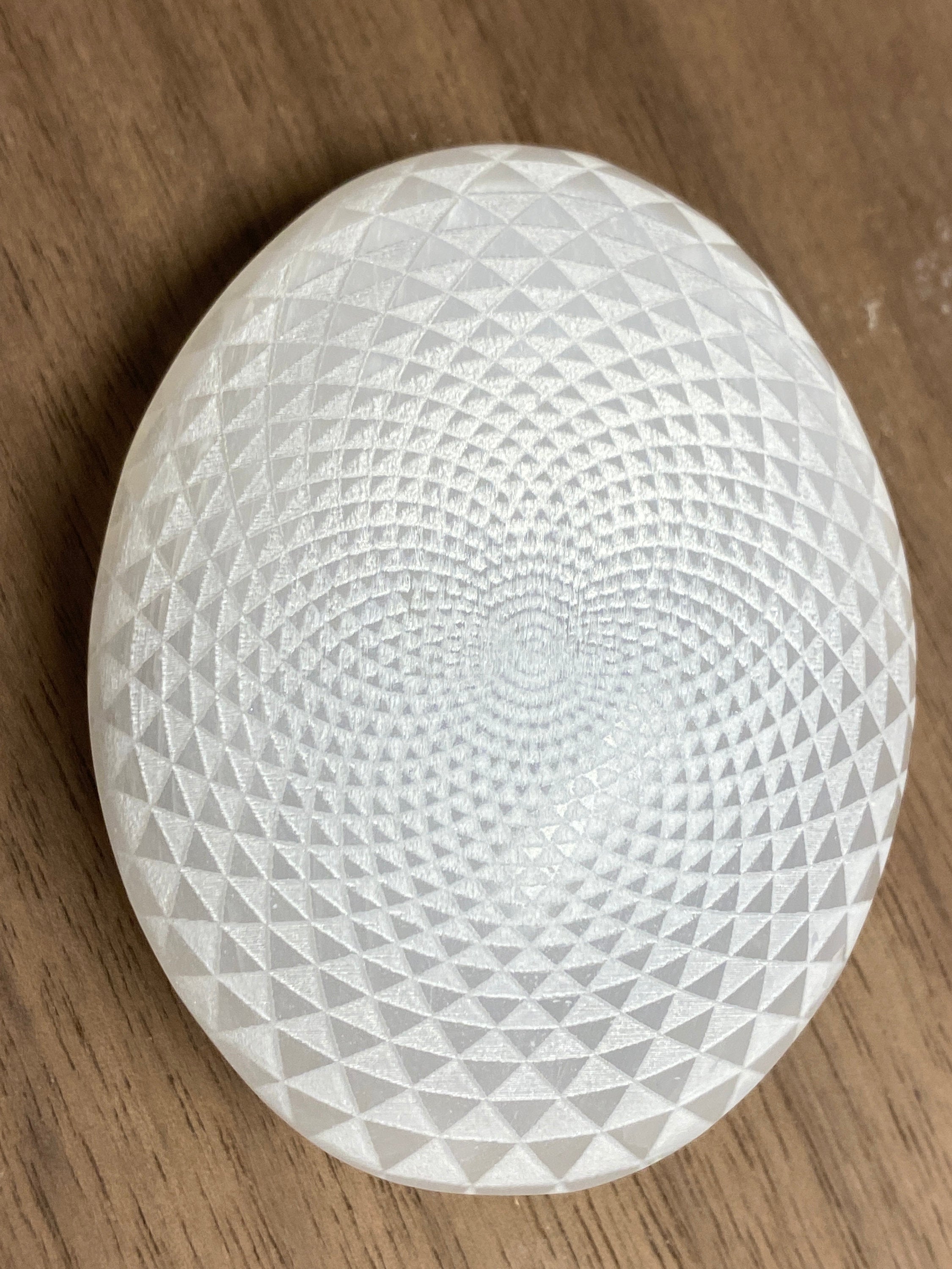 Torus Selenite Palmstone