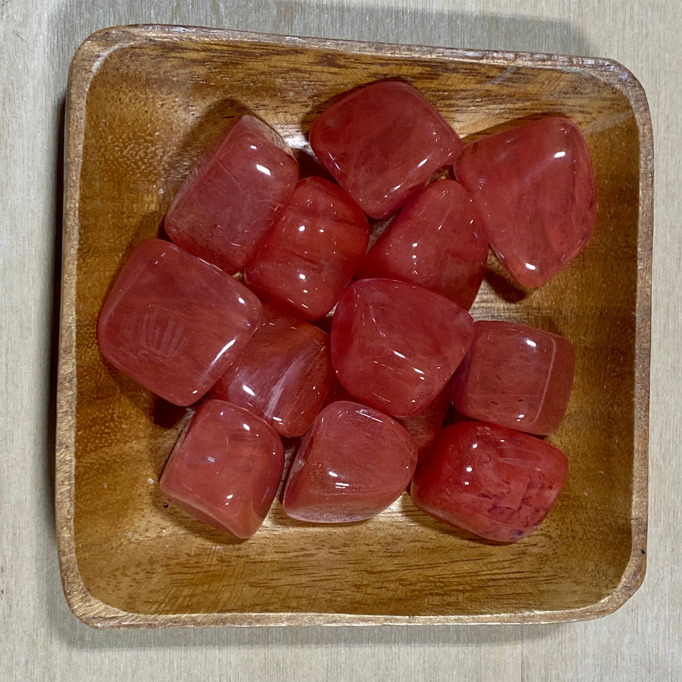 Strawberry Obsidian TUMBLED Strawberry Obsidian - Heart Chakra Stone -  Root Chakra Crystal -  healing crystals and stones