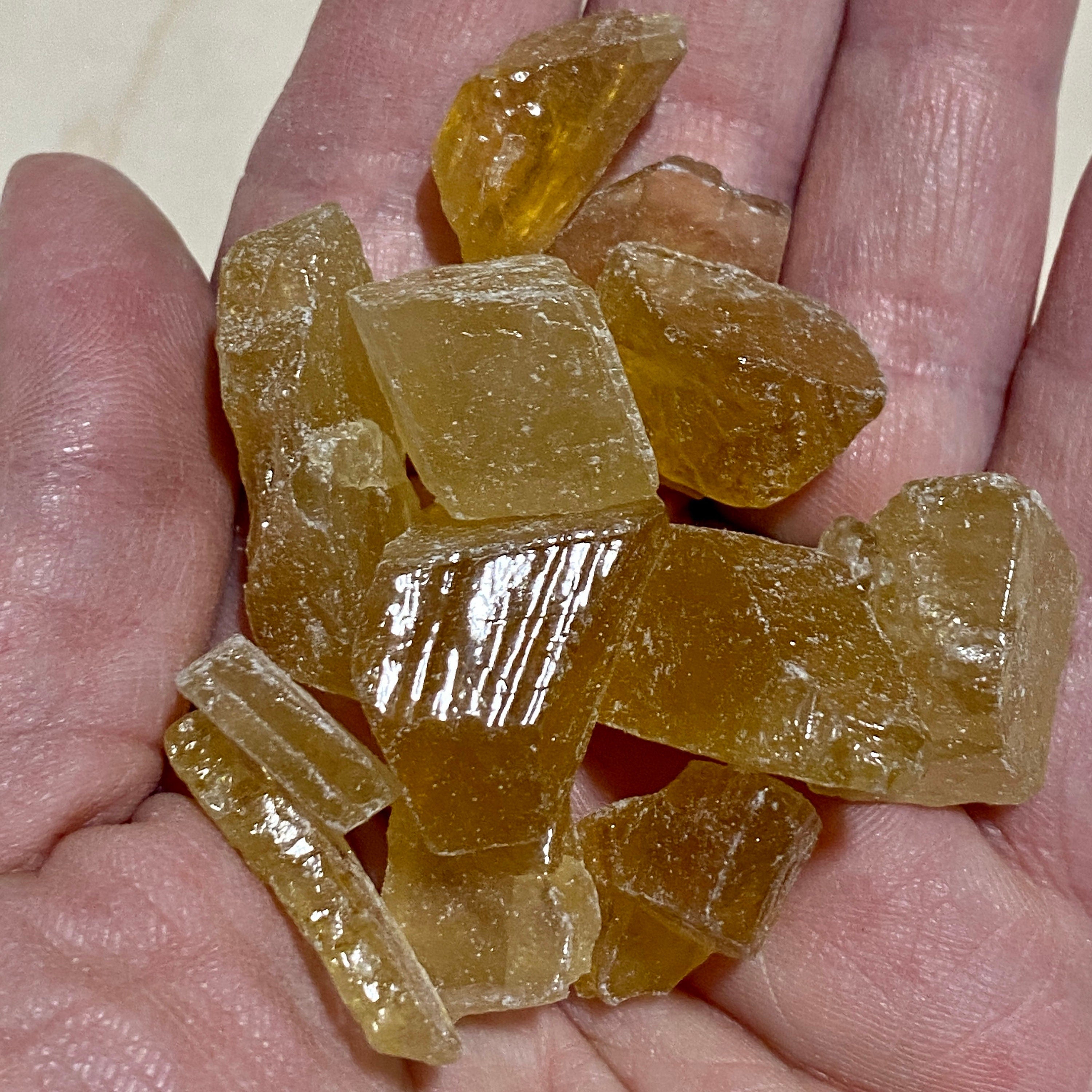 Honey Calcite SMALL RAW