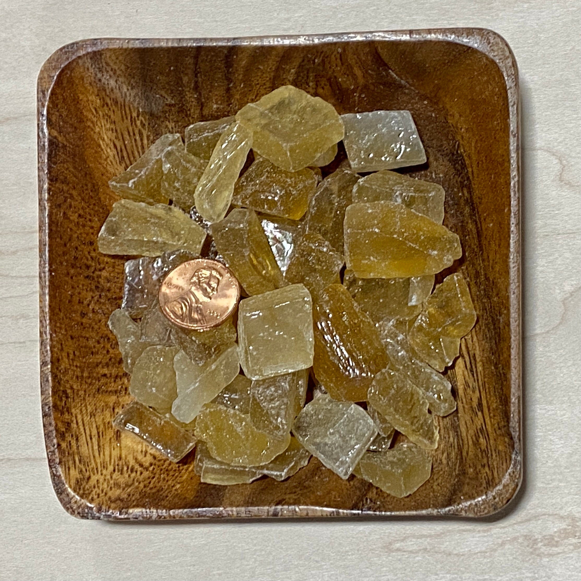 Honey Calcite SMALL RAW