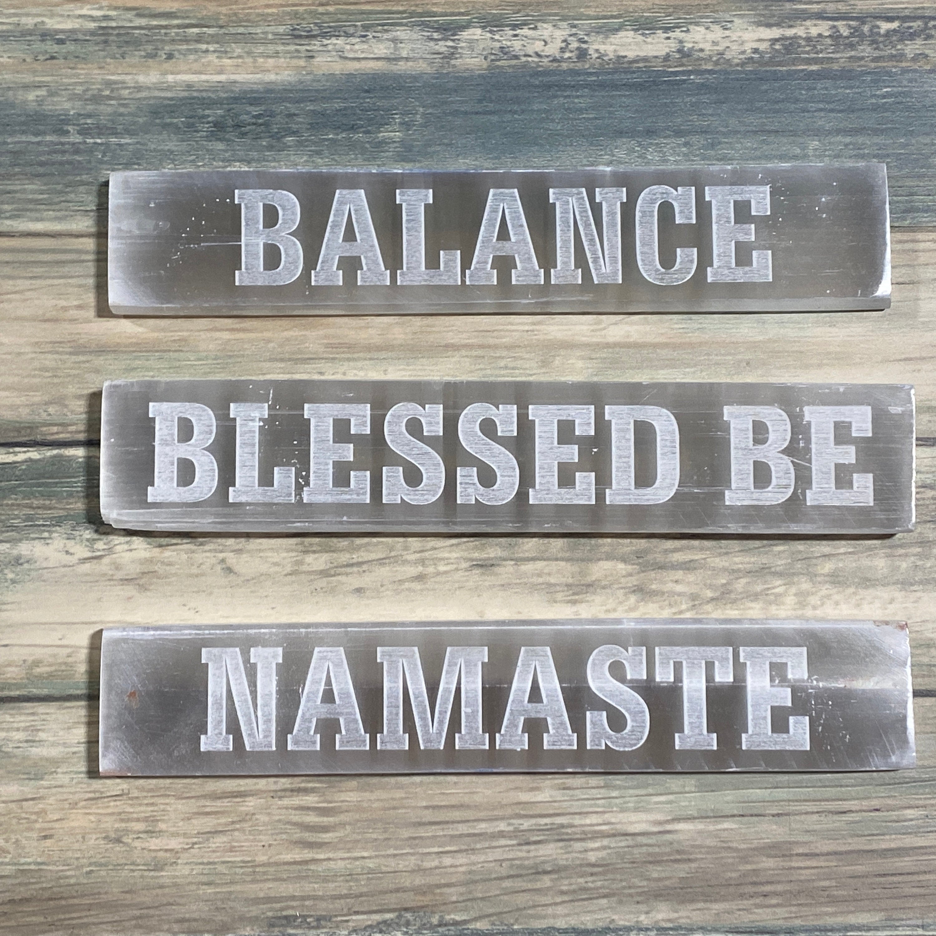 Selenite Laser Engraved Charging Platform