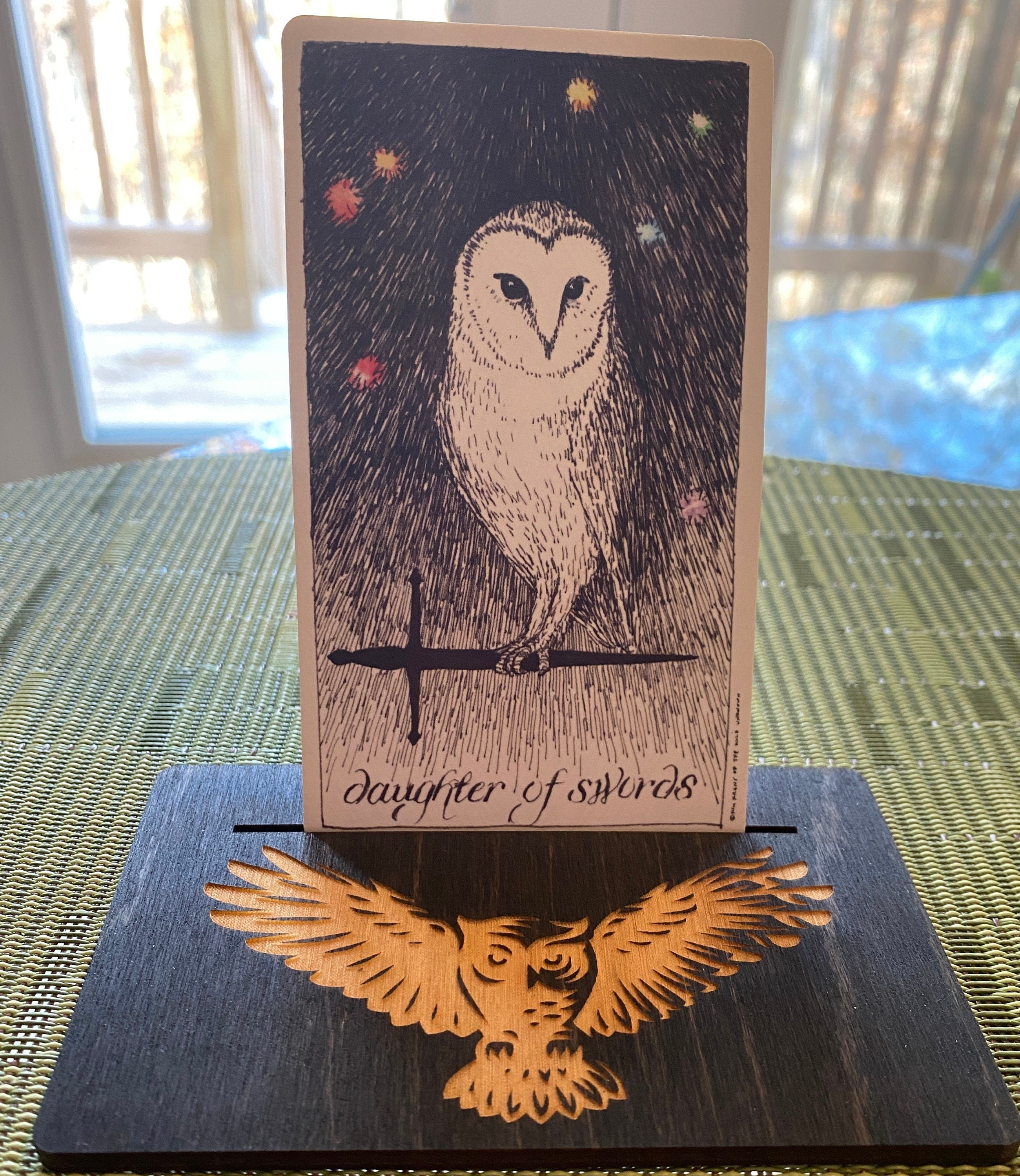 Owl Tarot Card Holder