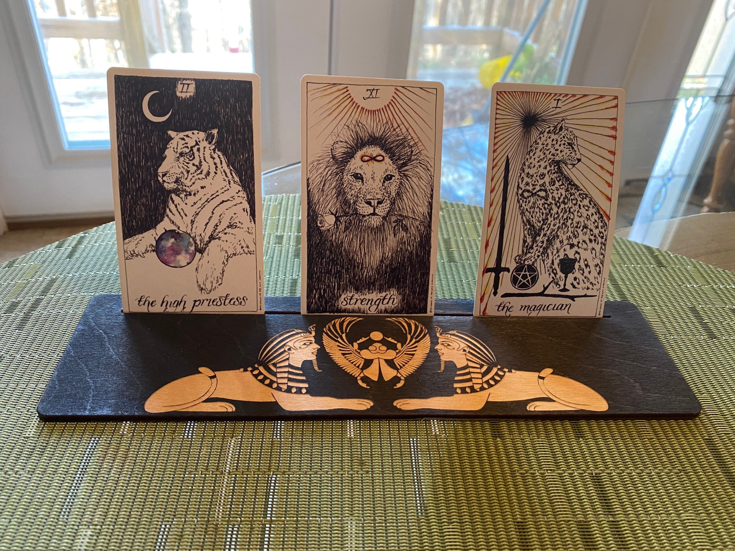 Sphinx Tarot Card Holder 