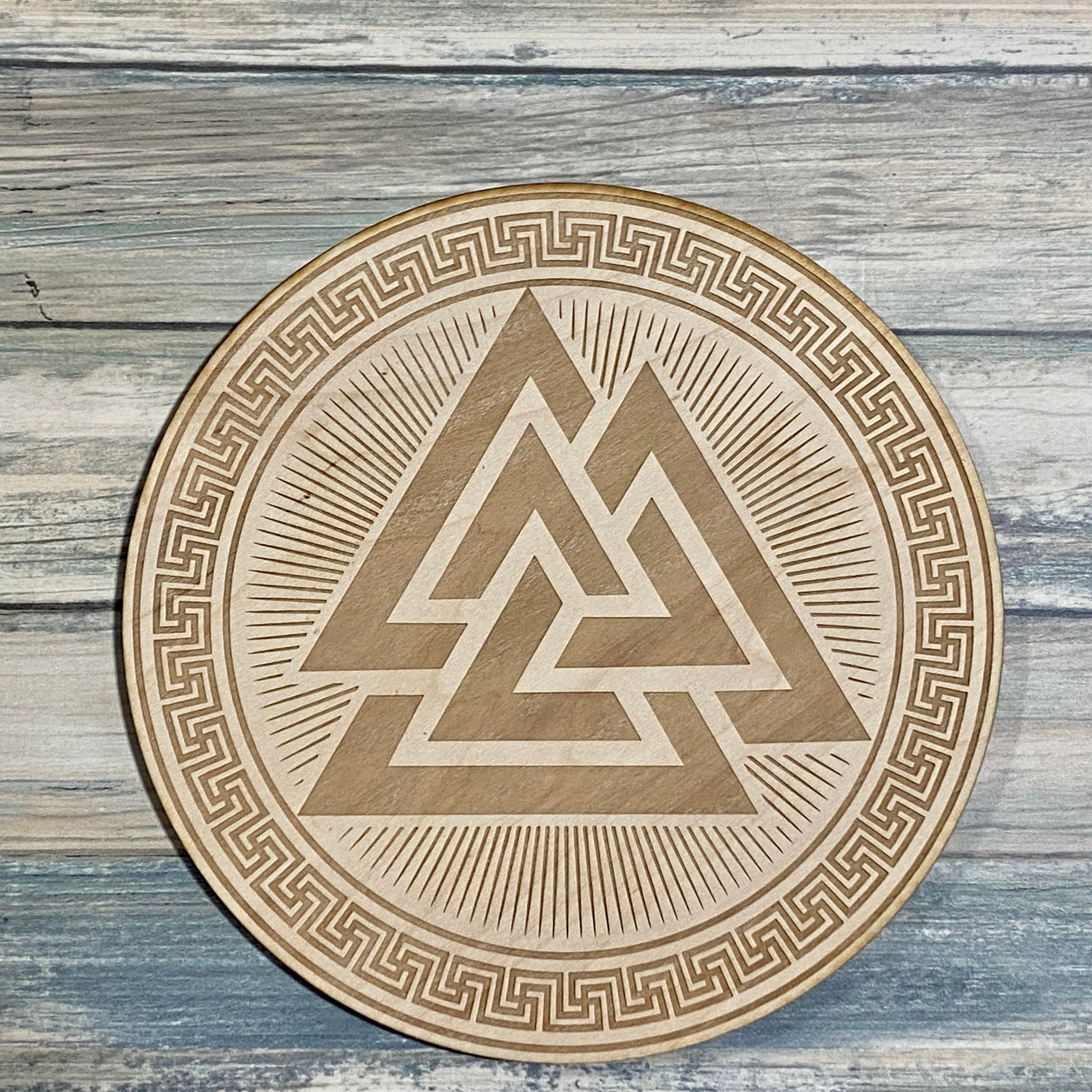 Valknut Crystal Grid