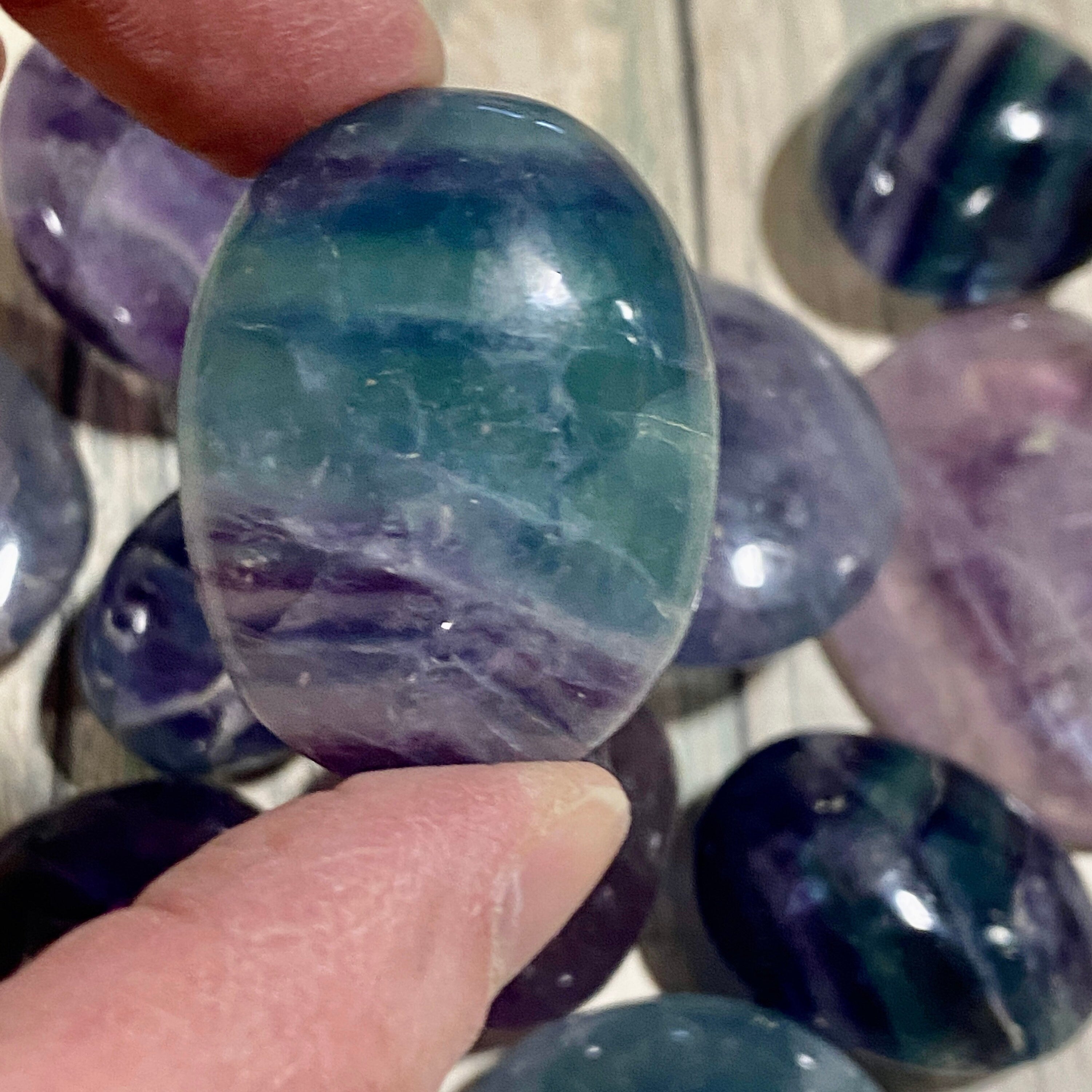 Fluorite Palmstones