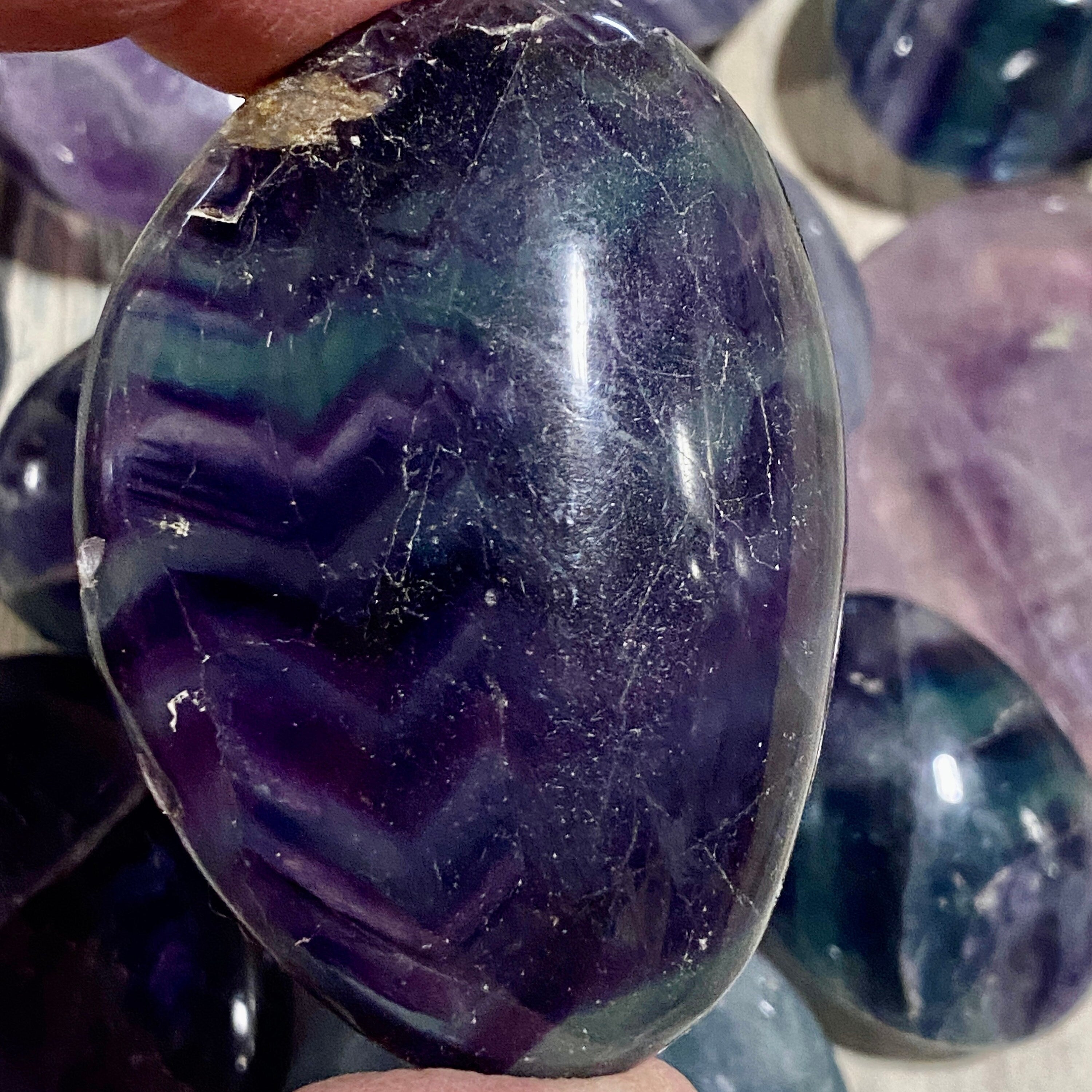 Fluorite Palmstones