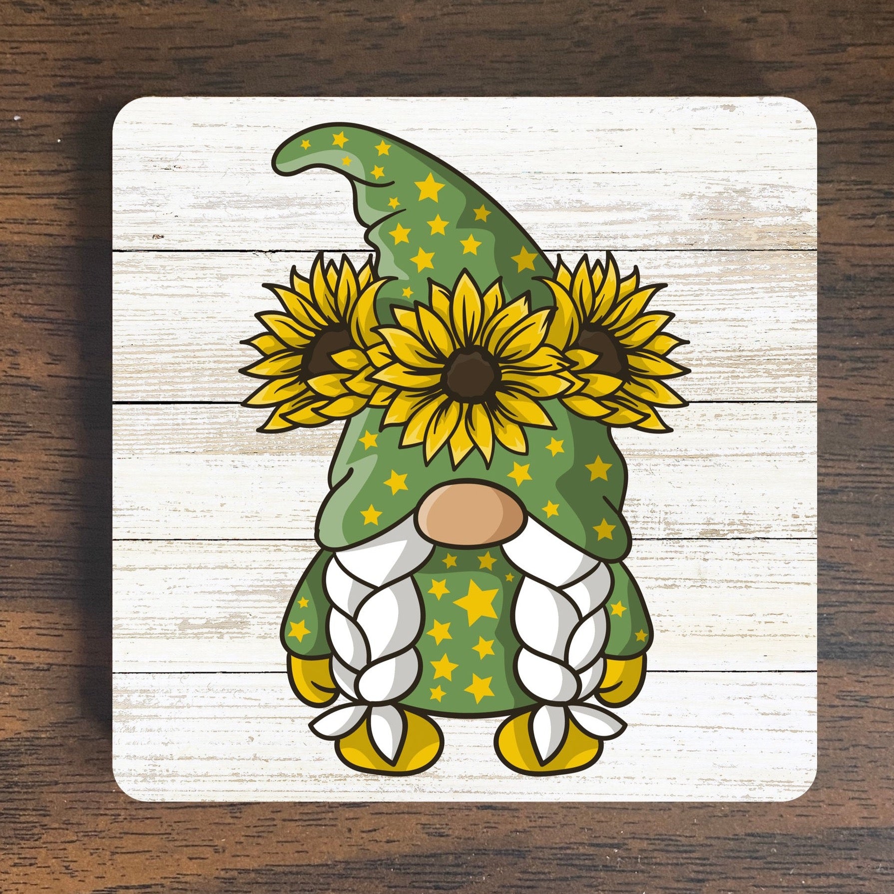 Sunflower Gnome Magnet #2