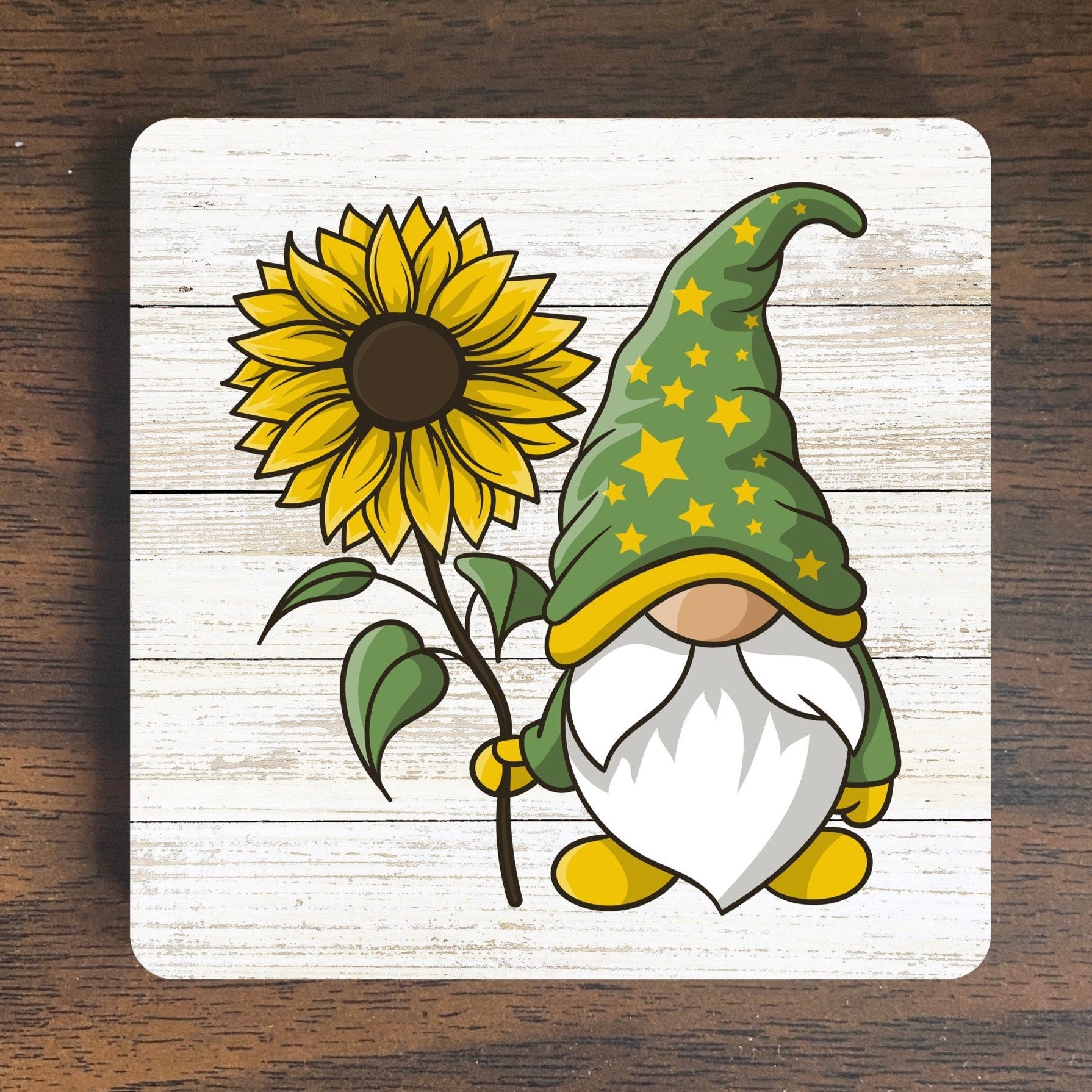 Sunflower Gnome Magnet 