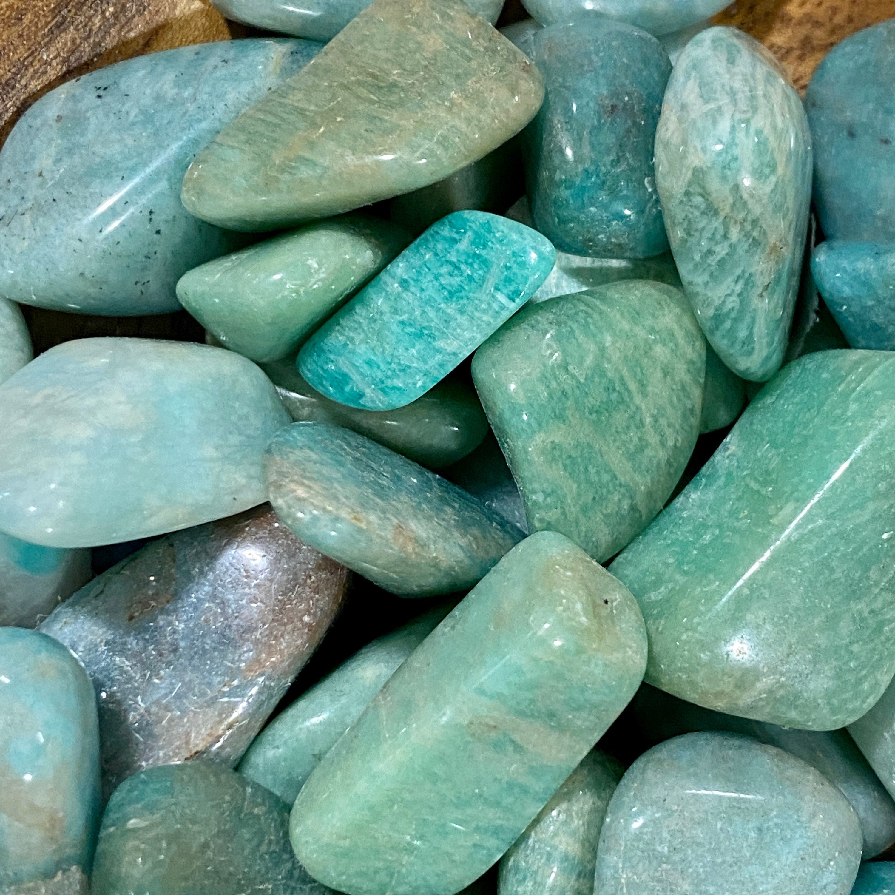 One Amazonite TUMBLED 