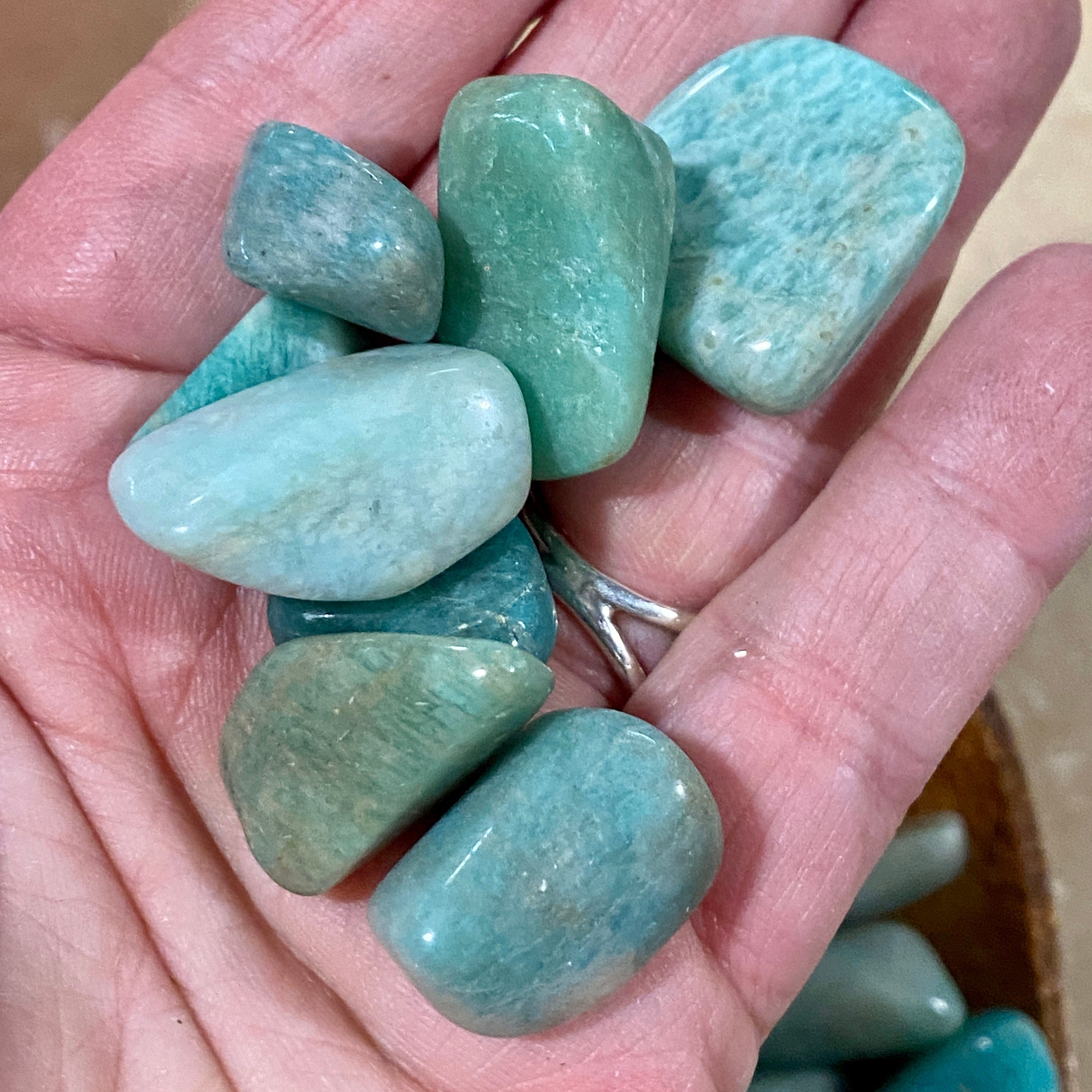 One Amazonite TUMBLED