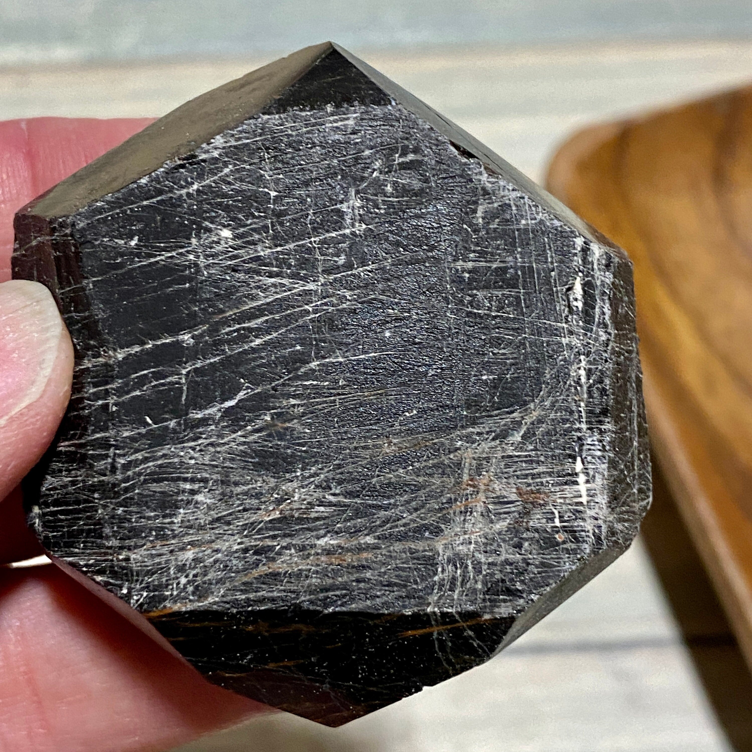 GRADE A Black Tourmaline Double Terminated Tips
