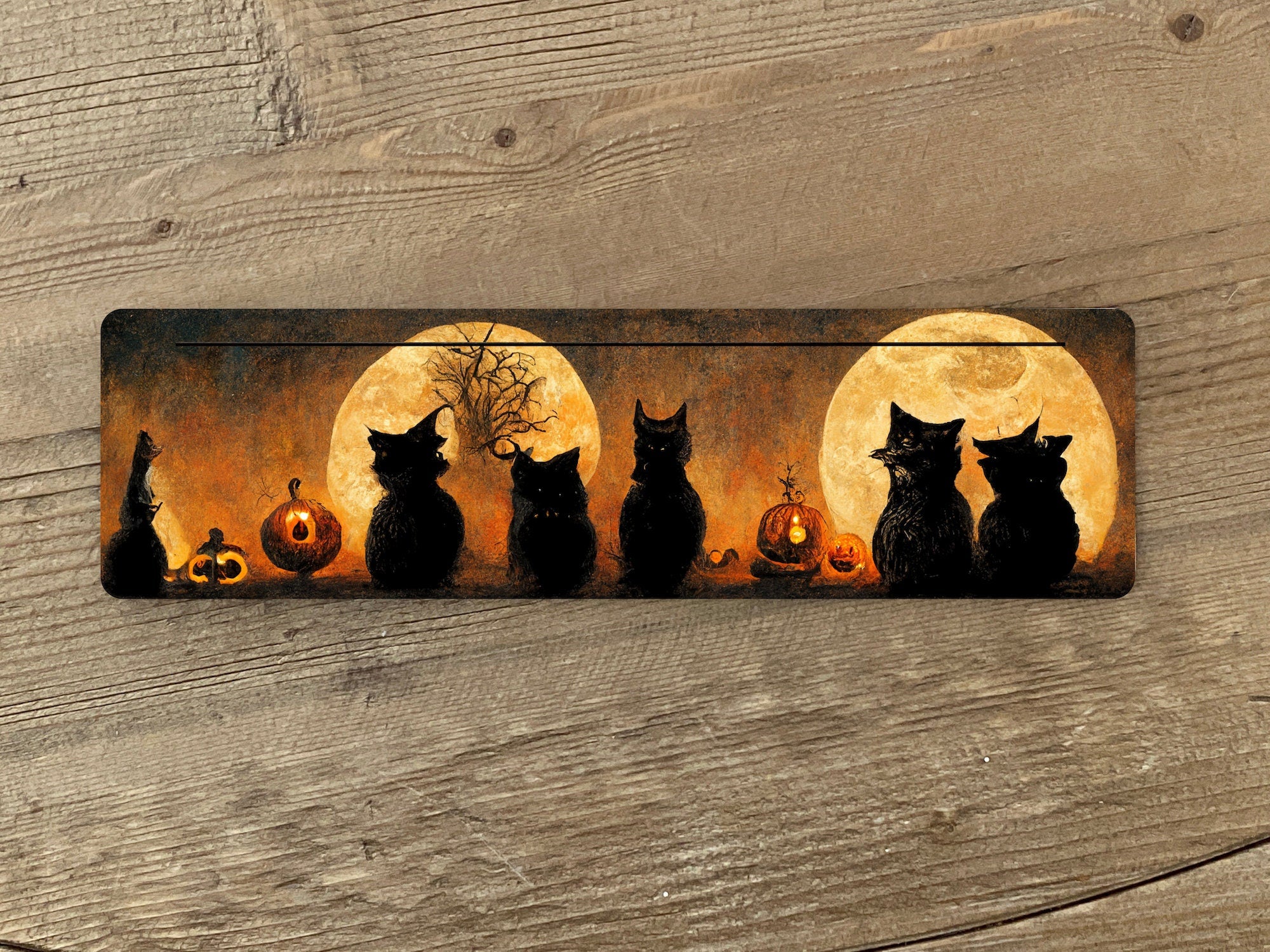 Halloween Cats Tarot Card Holder 