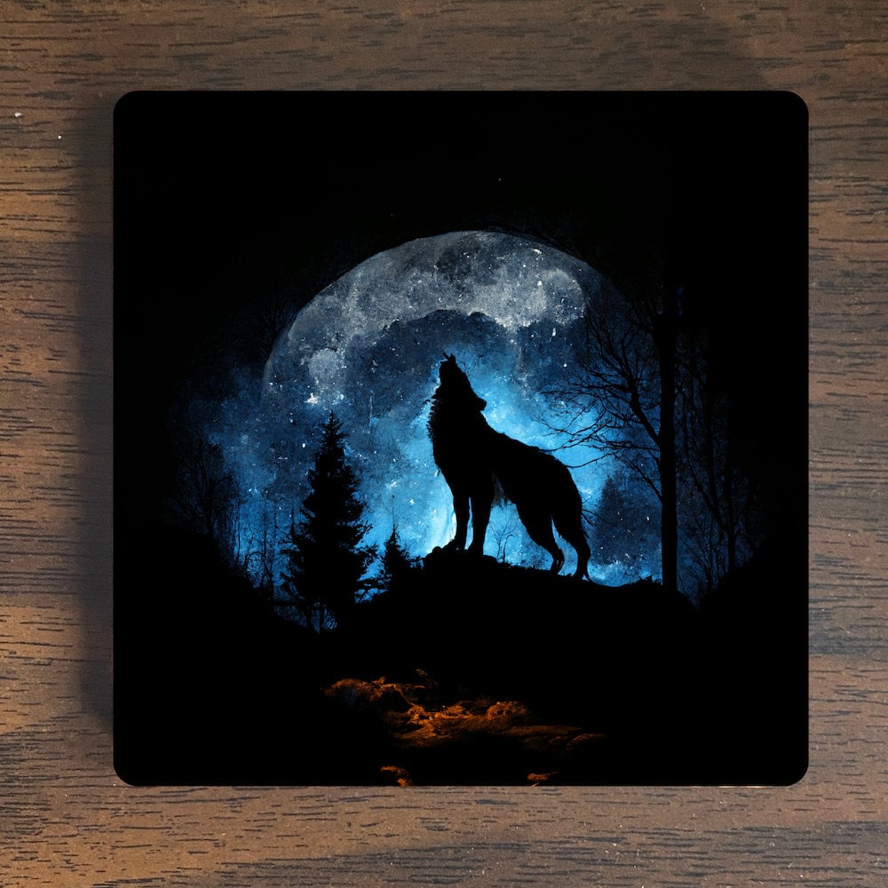 Wolf Moon Magnet