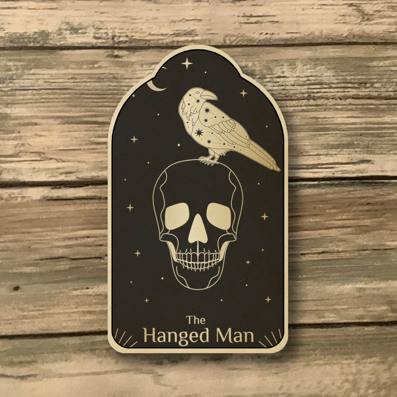 Hanged Man Tarot Card Magnet - UV-Printed 3" Height - Tarot Magnet -  Symbolic Surrender Decor