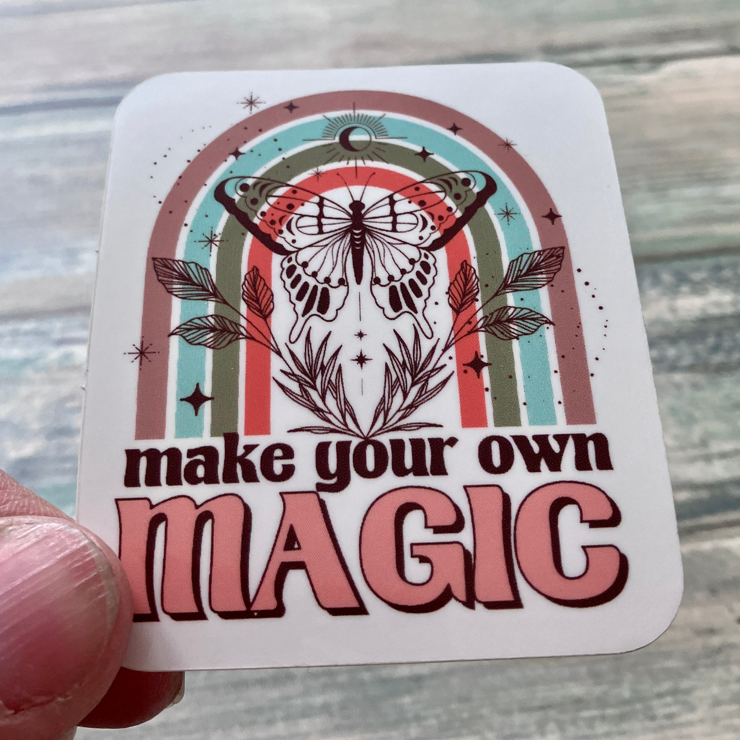 Make Your Own Magic Sticker - Vinyl Sticker - Vinyl Magic Sticker - Spiritual Sticker