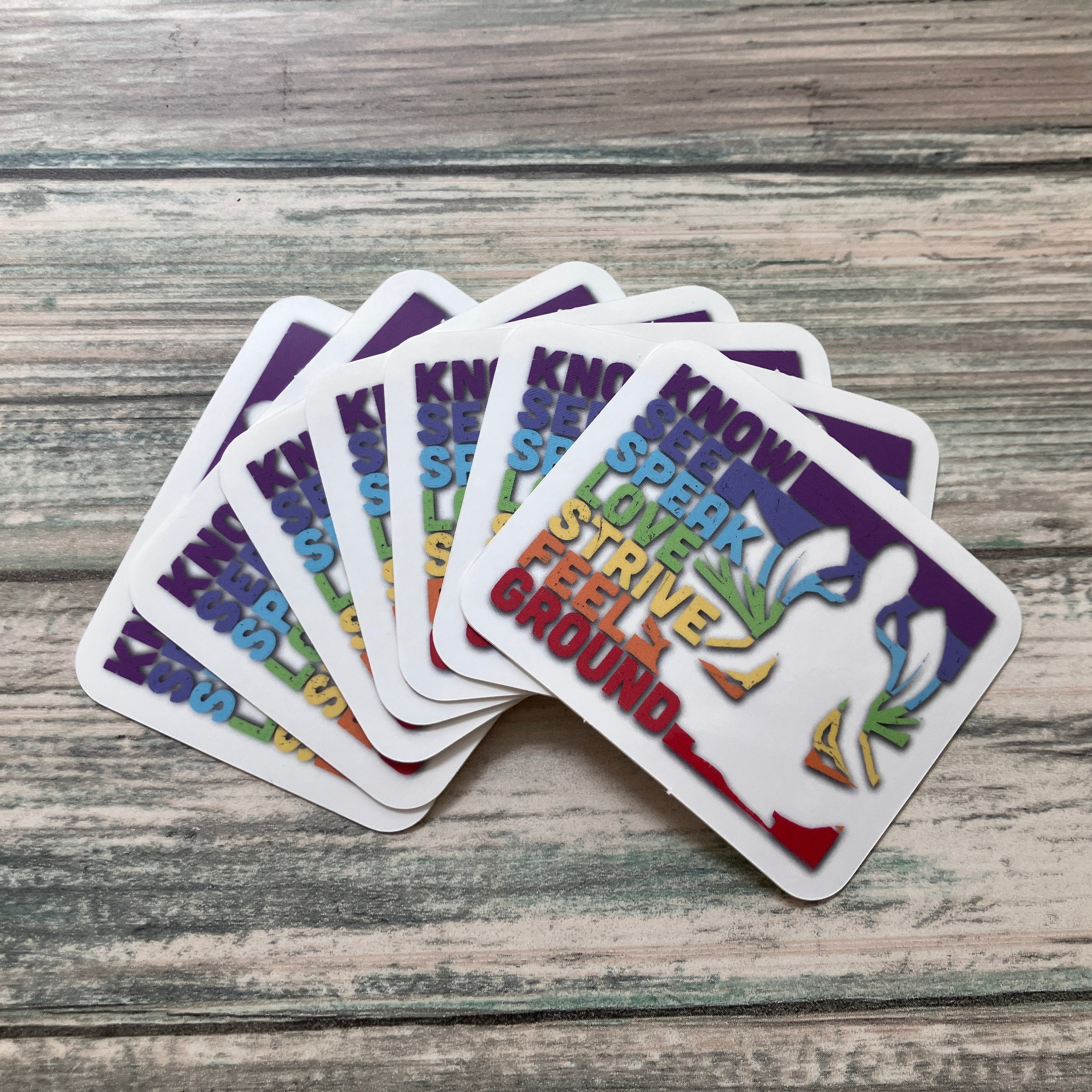 Chakra Sticker - Vinyl Sticker - Vinyl Chakra Sticker - Spiritual Sticker - Balance Sticker - Laptop Sticker - Water Bottle Sticker
