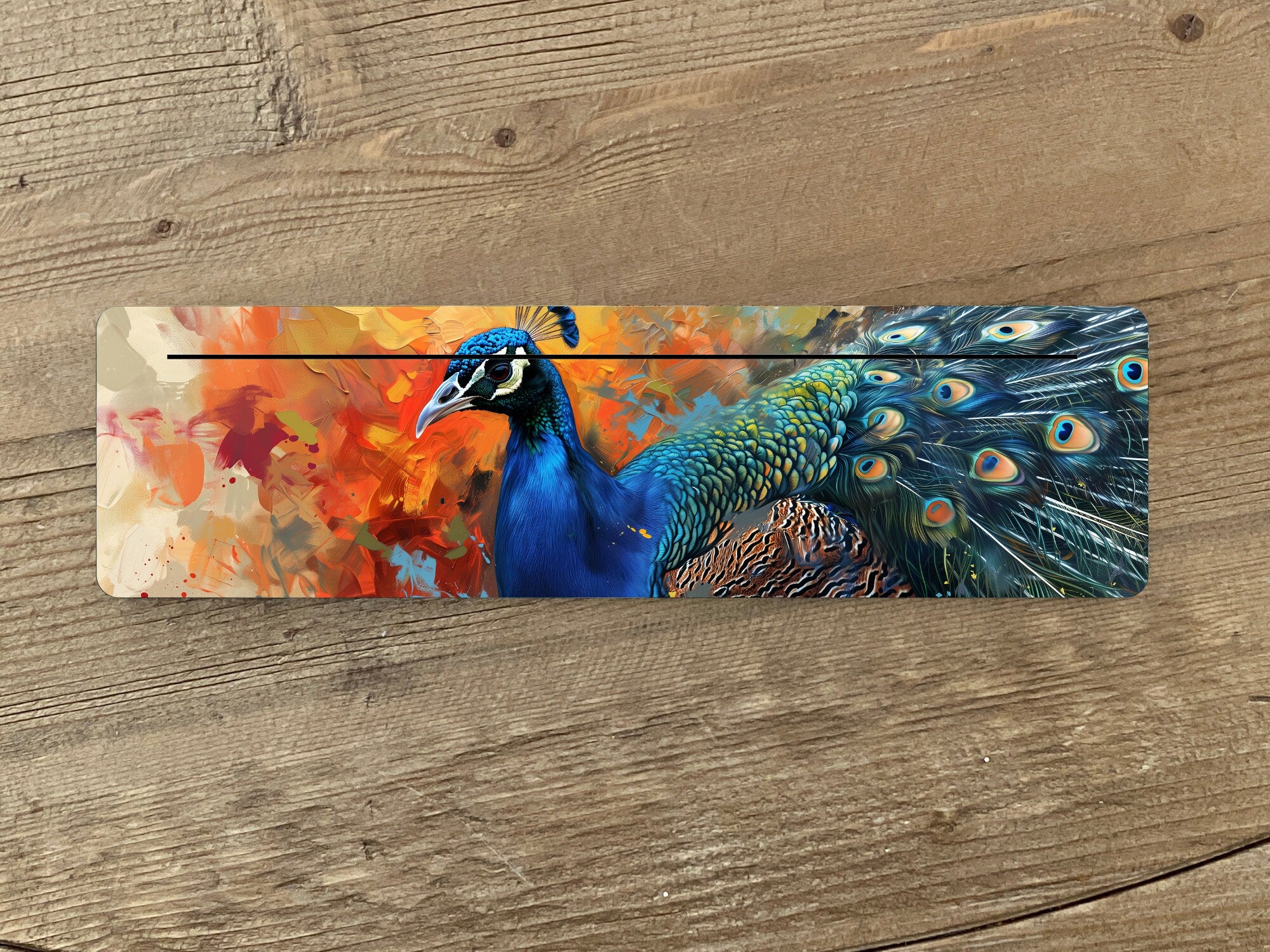 Peacock Tarot Card Holder - 3 Card Holder