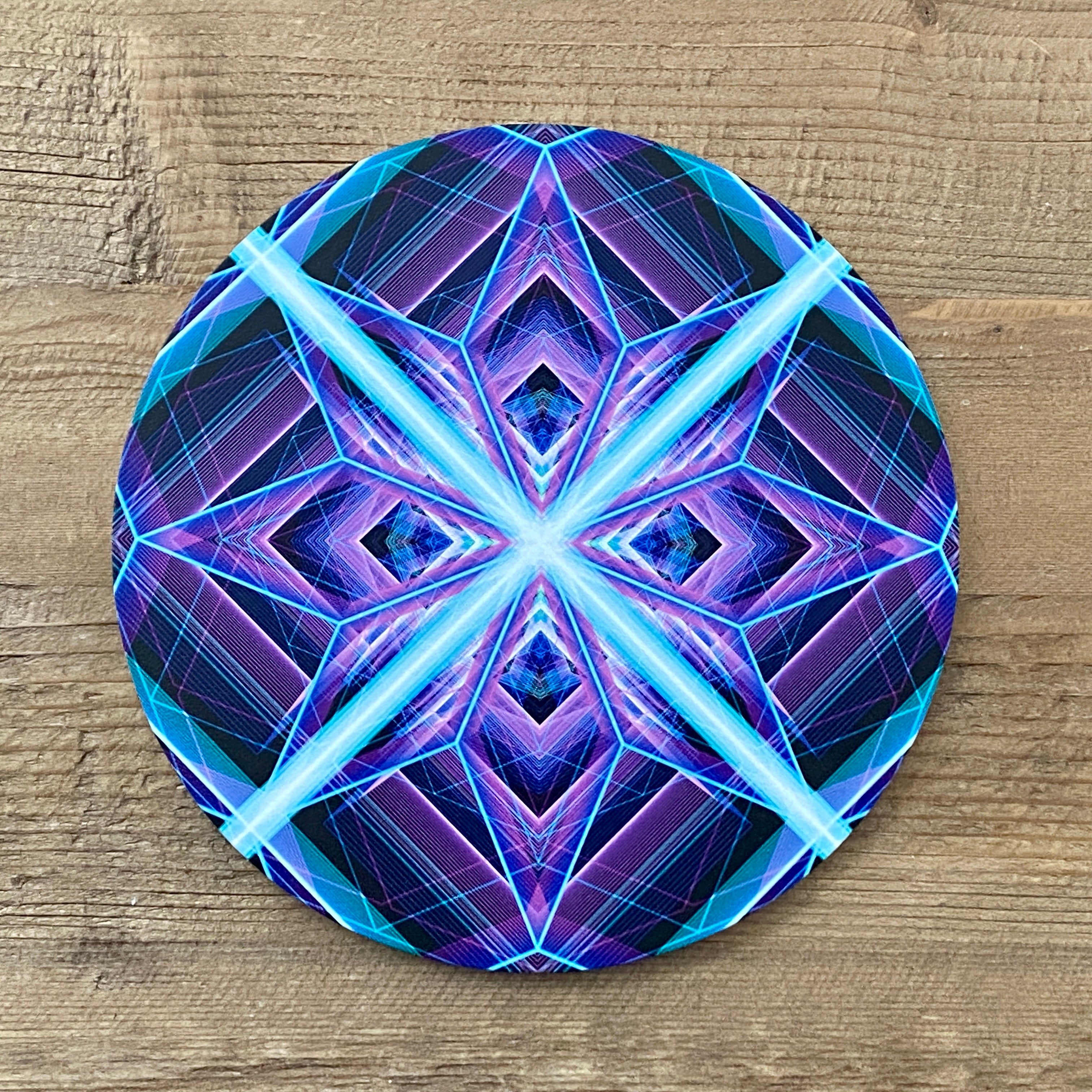 Cross Crystal Grid Color - UV Printed