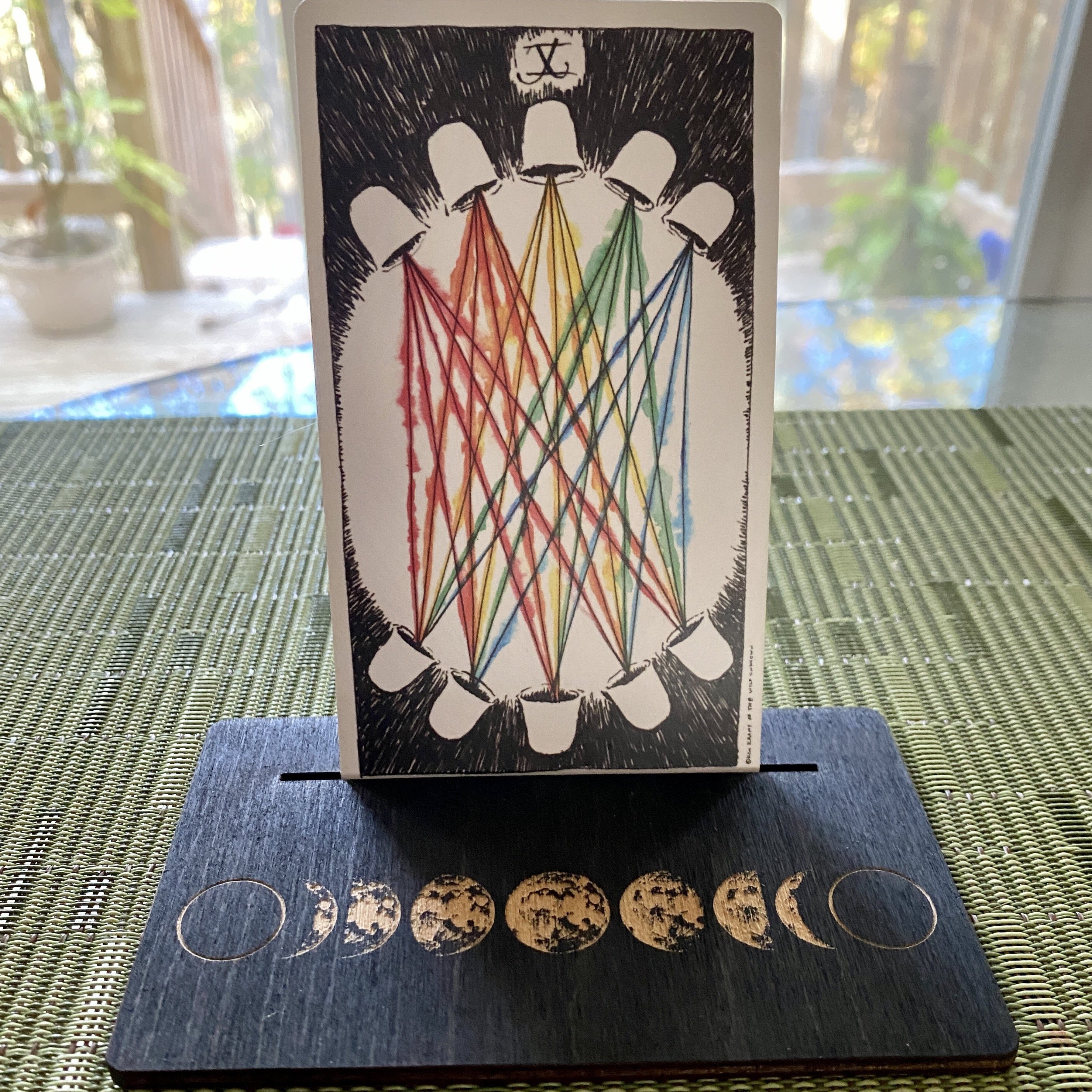 Moon Phase Tarot Card Holder