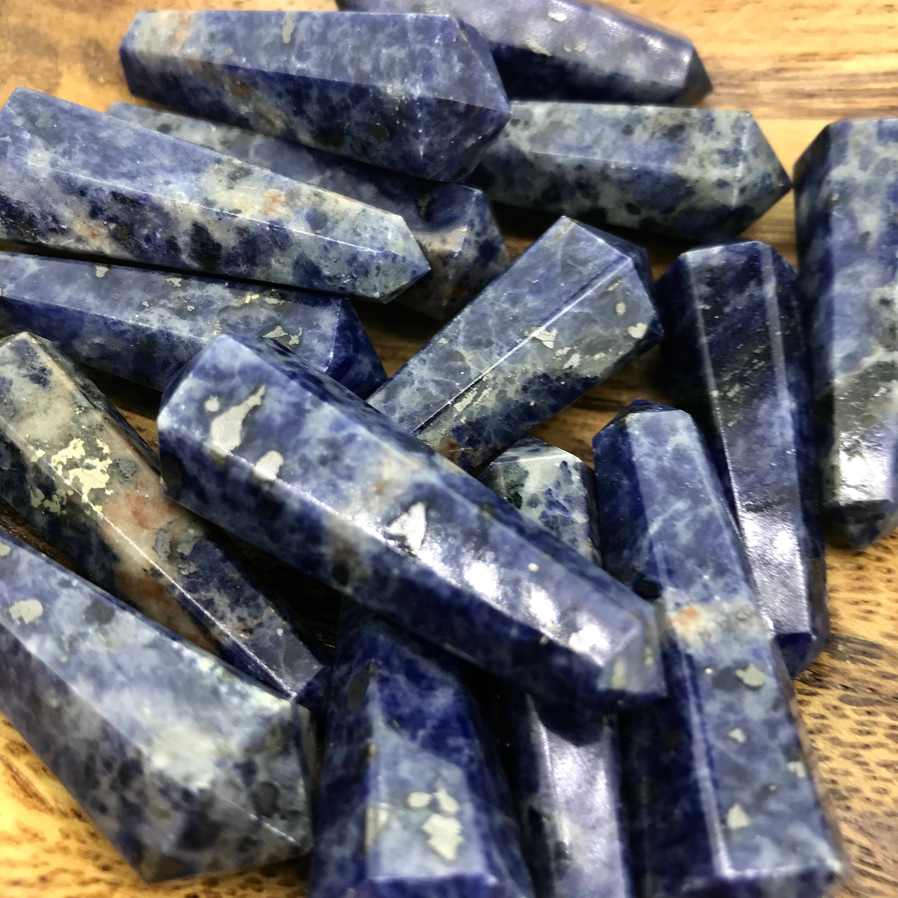 Sodalite Double Terminated Point 