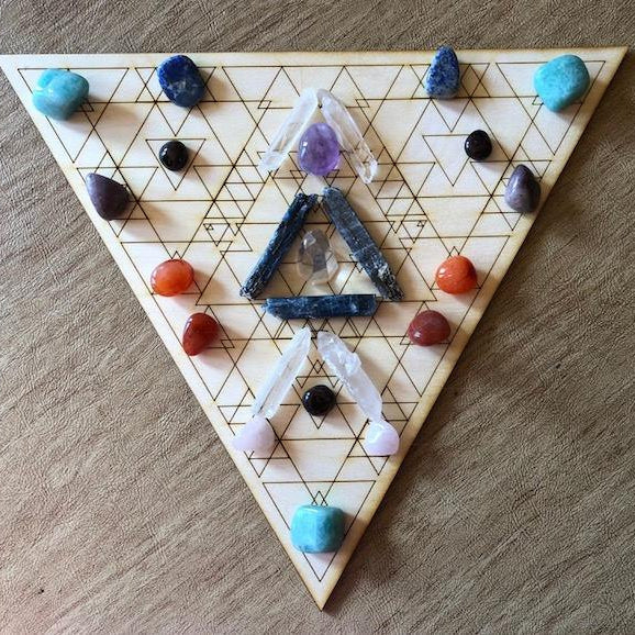 Triangle Crystal Grid