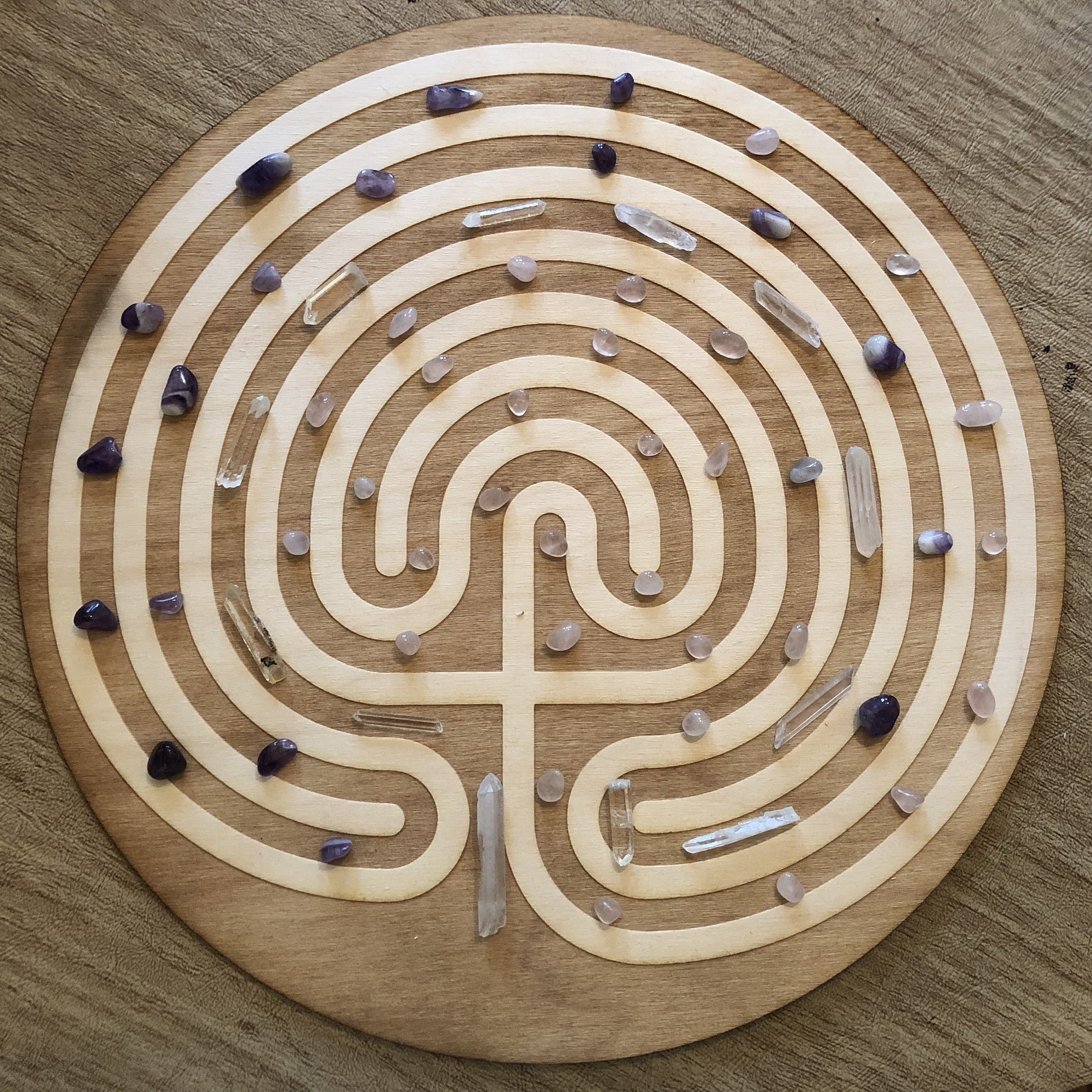 Labyrinth Crystal Grid