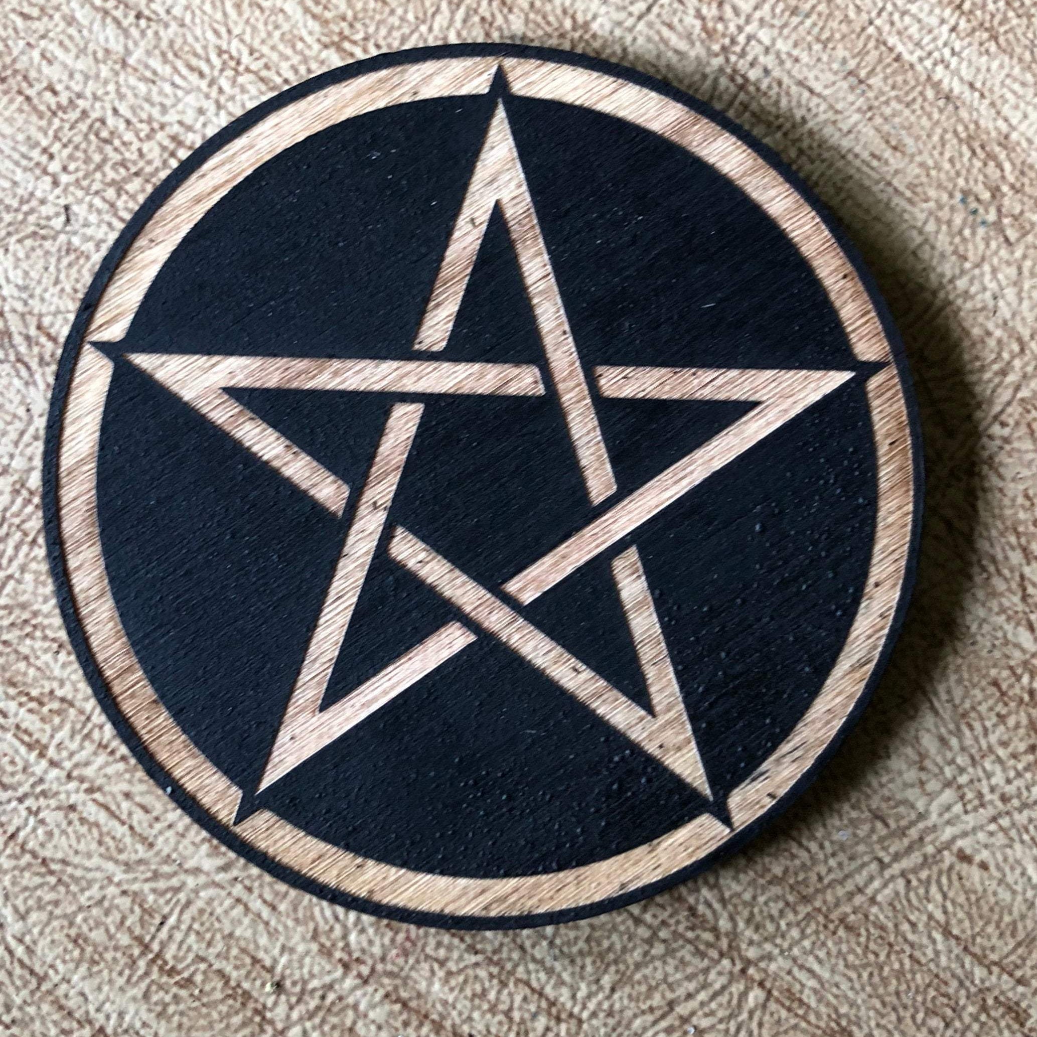 Painted Pentagram Magnet