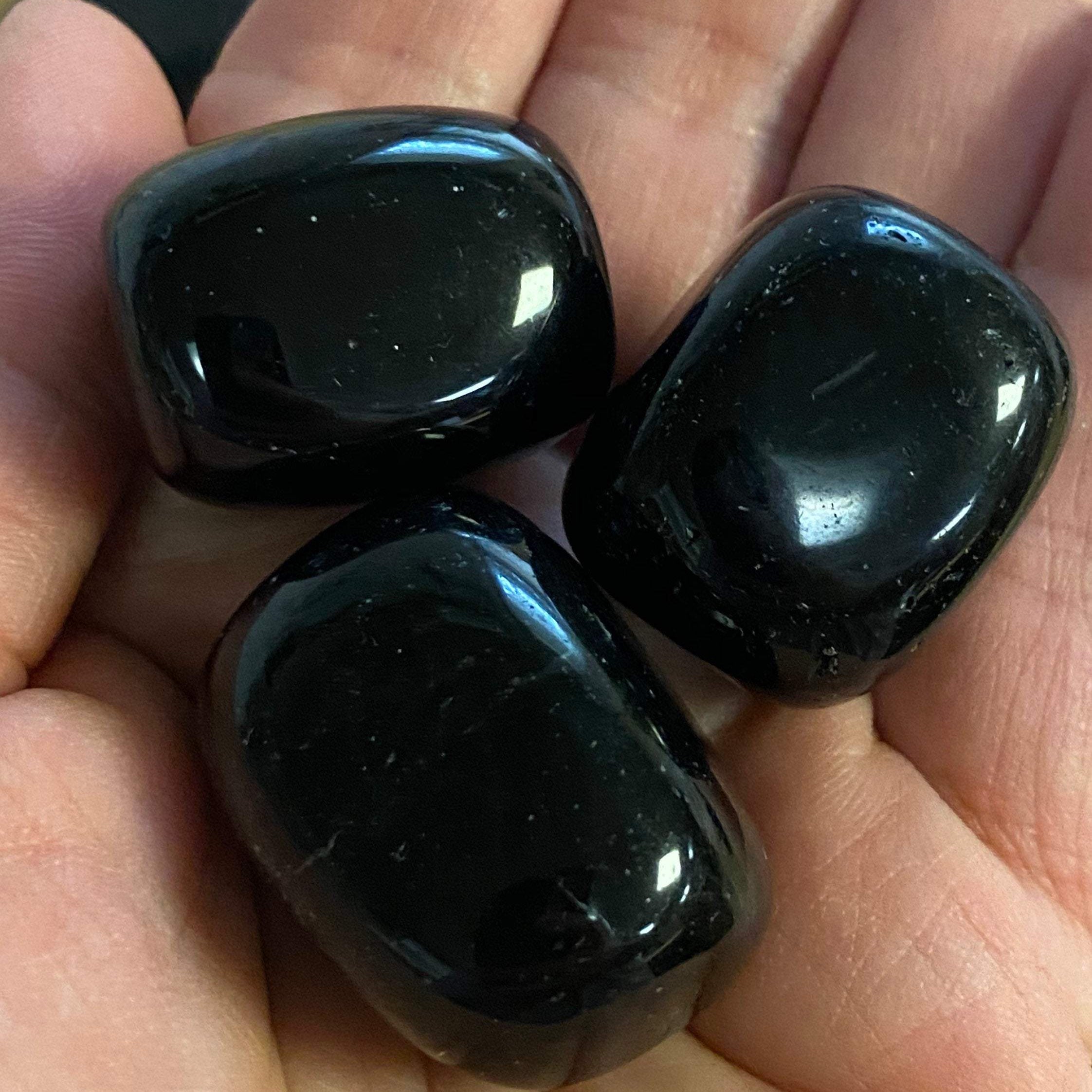 Black Obsidian TUMBLED
