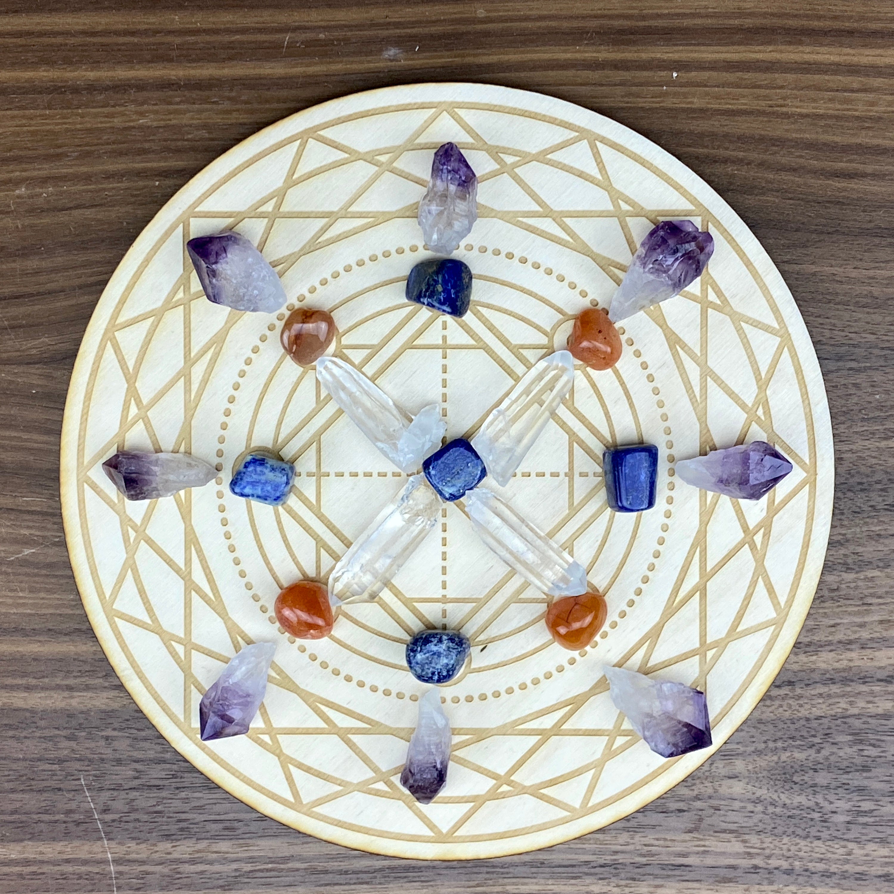 Double Square Crystal Grid