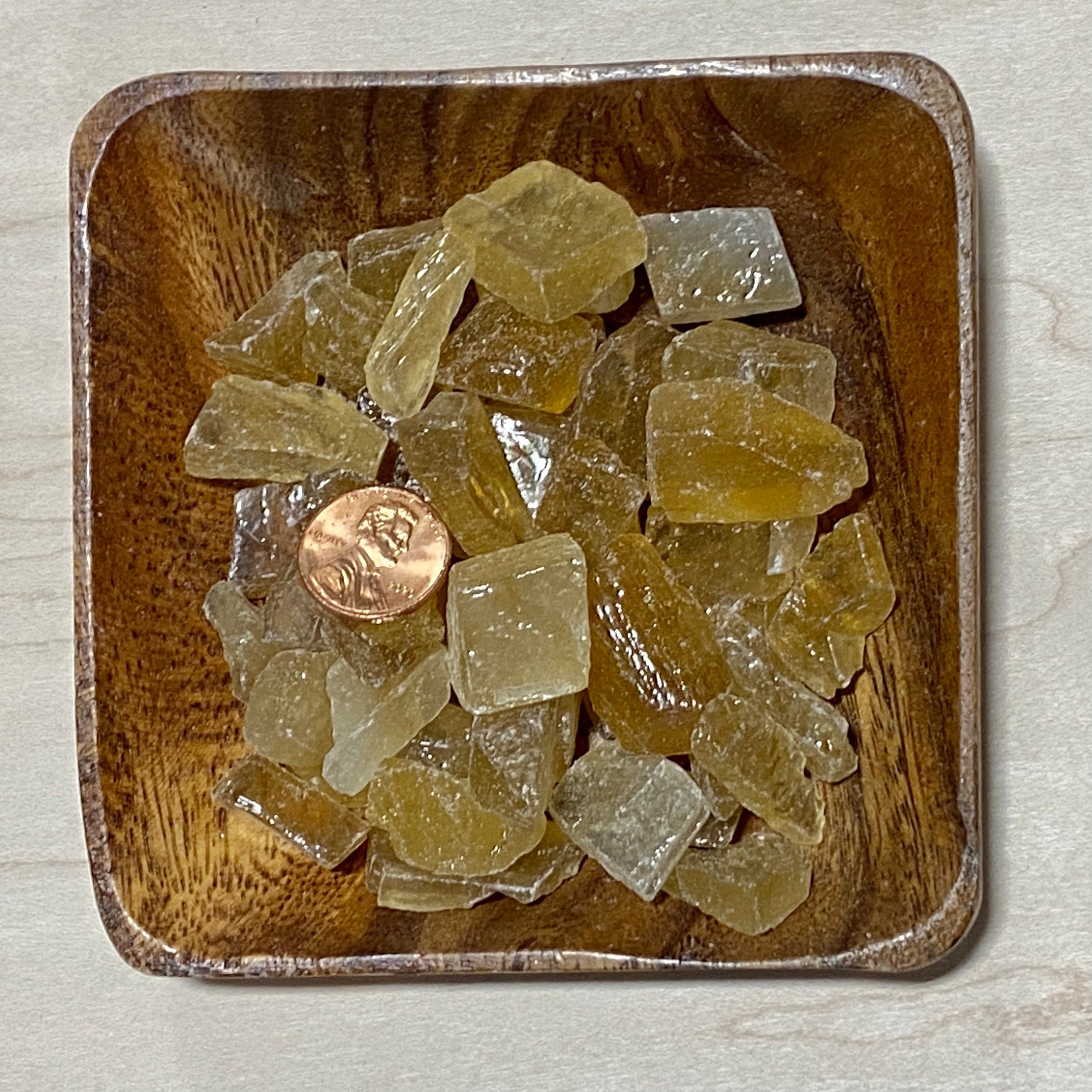 Honey Calcite SMALL RAW 
