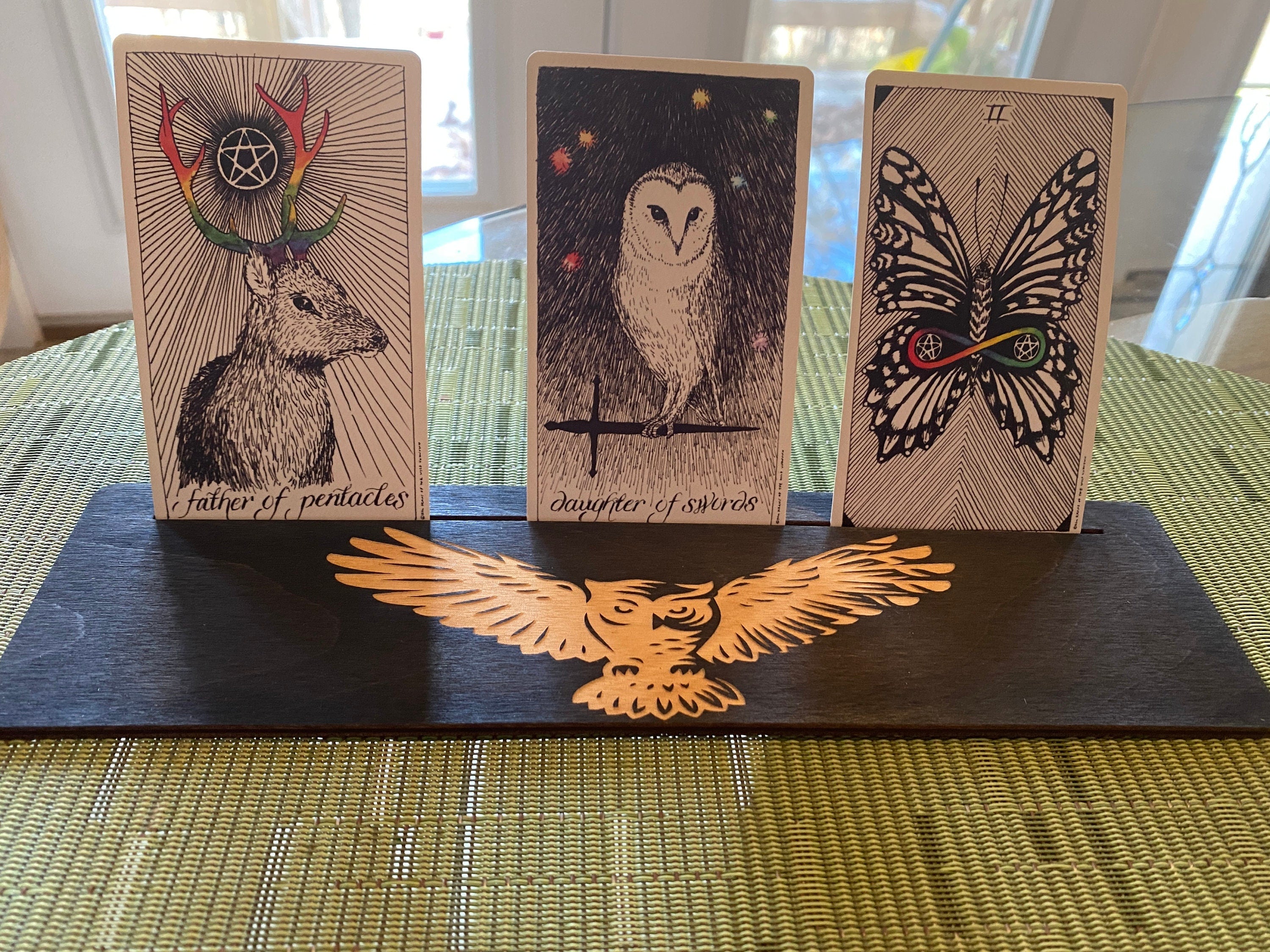 Owl Tarot Card Holder 