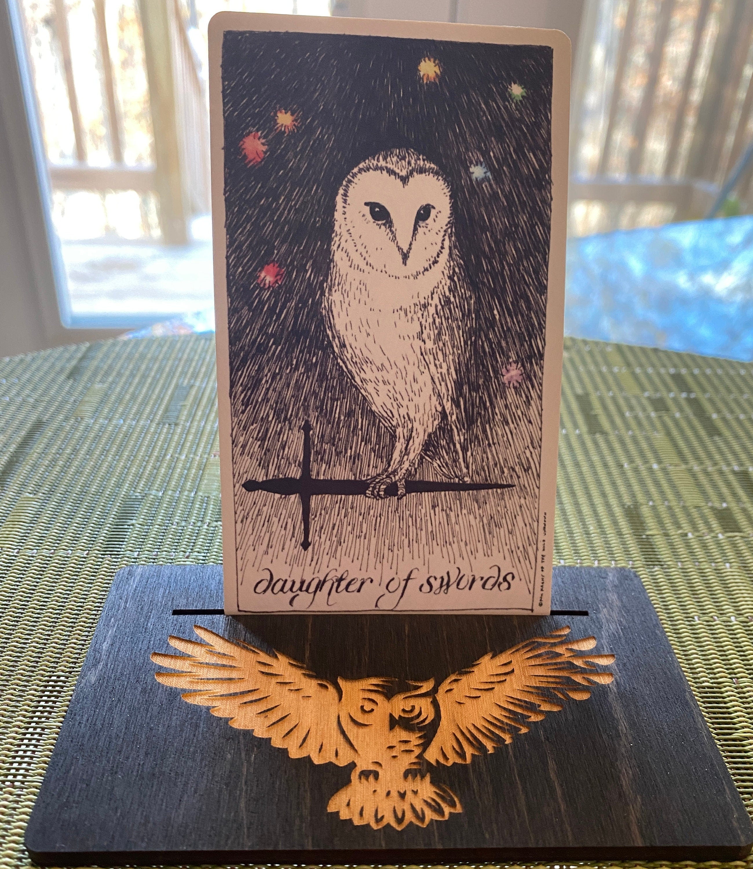 Owl Tarot Card Holder 