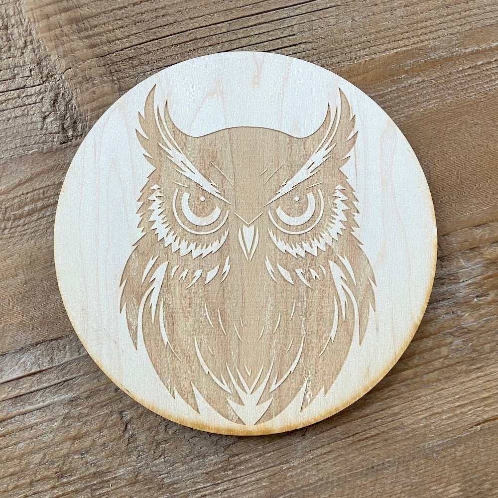 Owl Crystal Grid