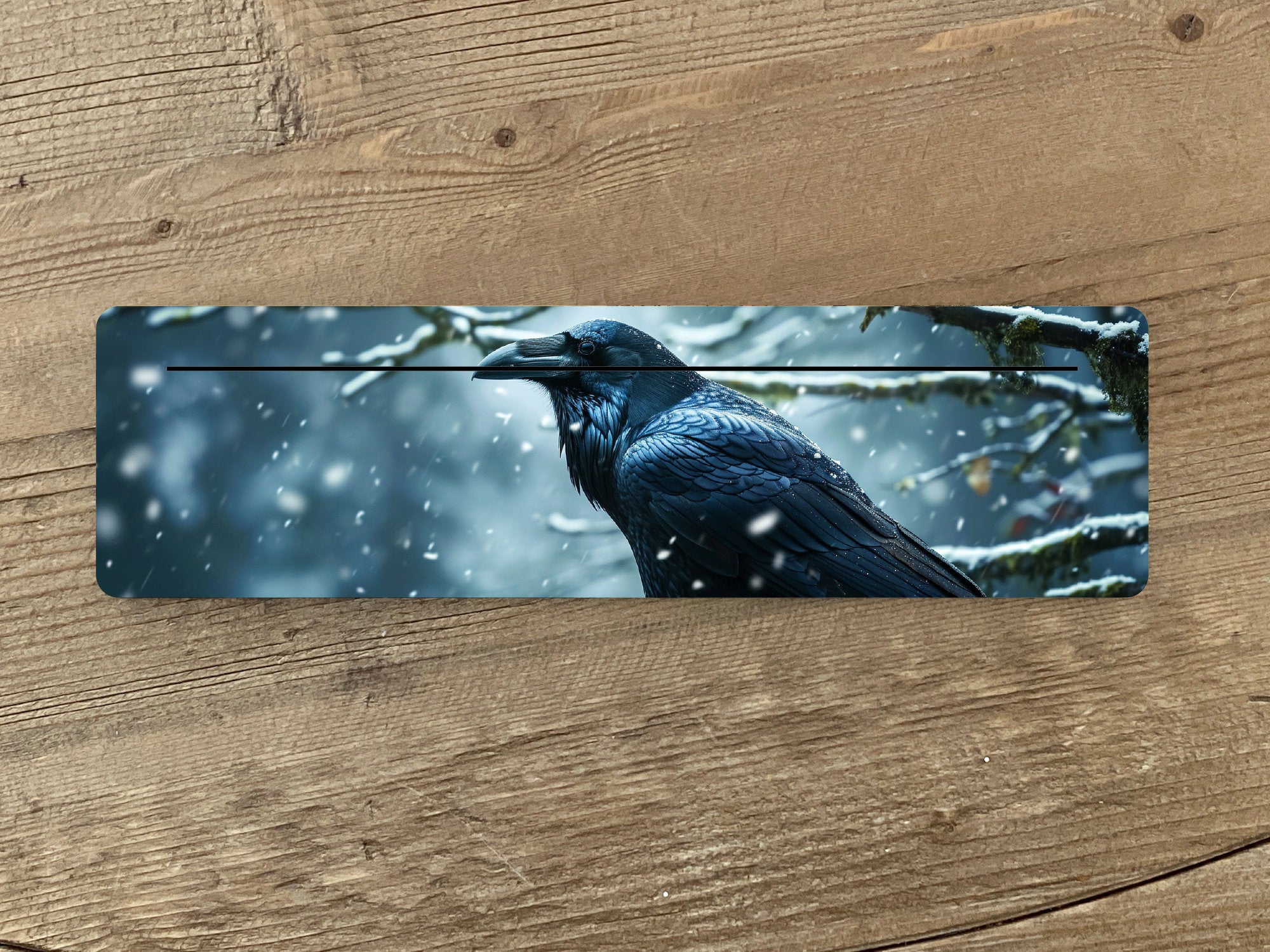 Raven Tarot Card Holder - Oracle Card Holder - Raven Snow