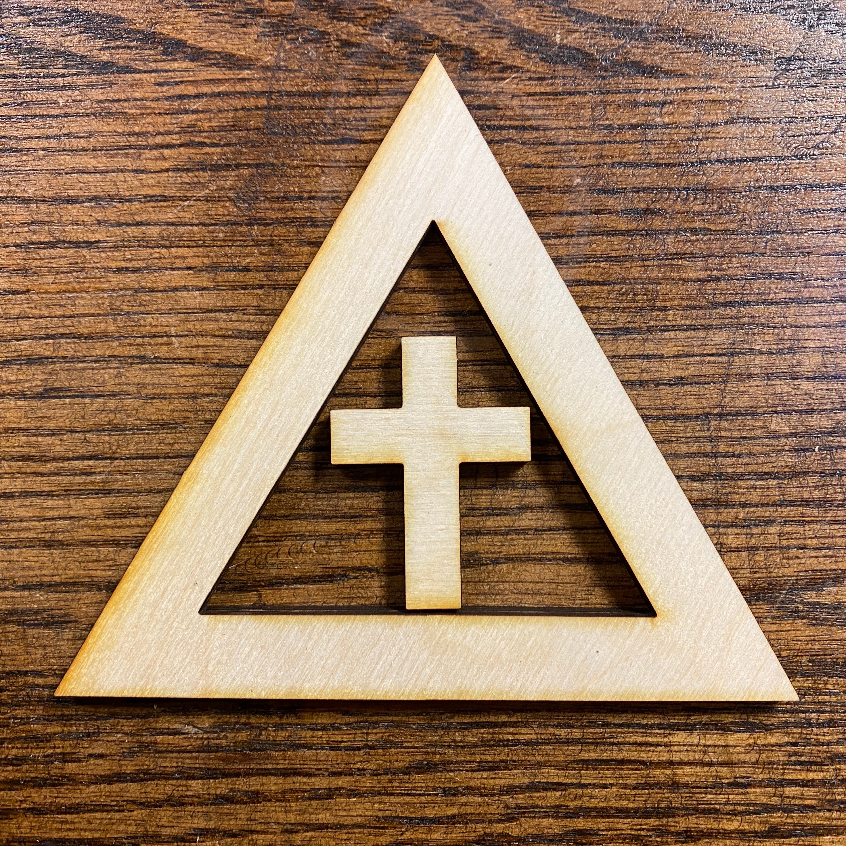 Cross and triangle set